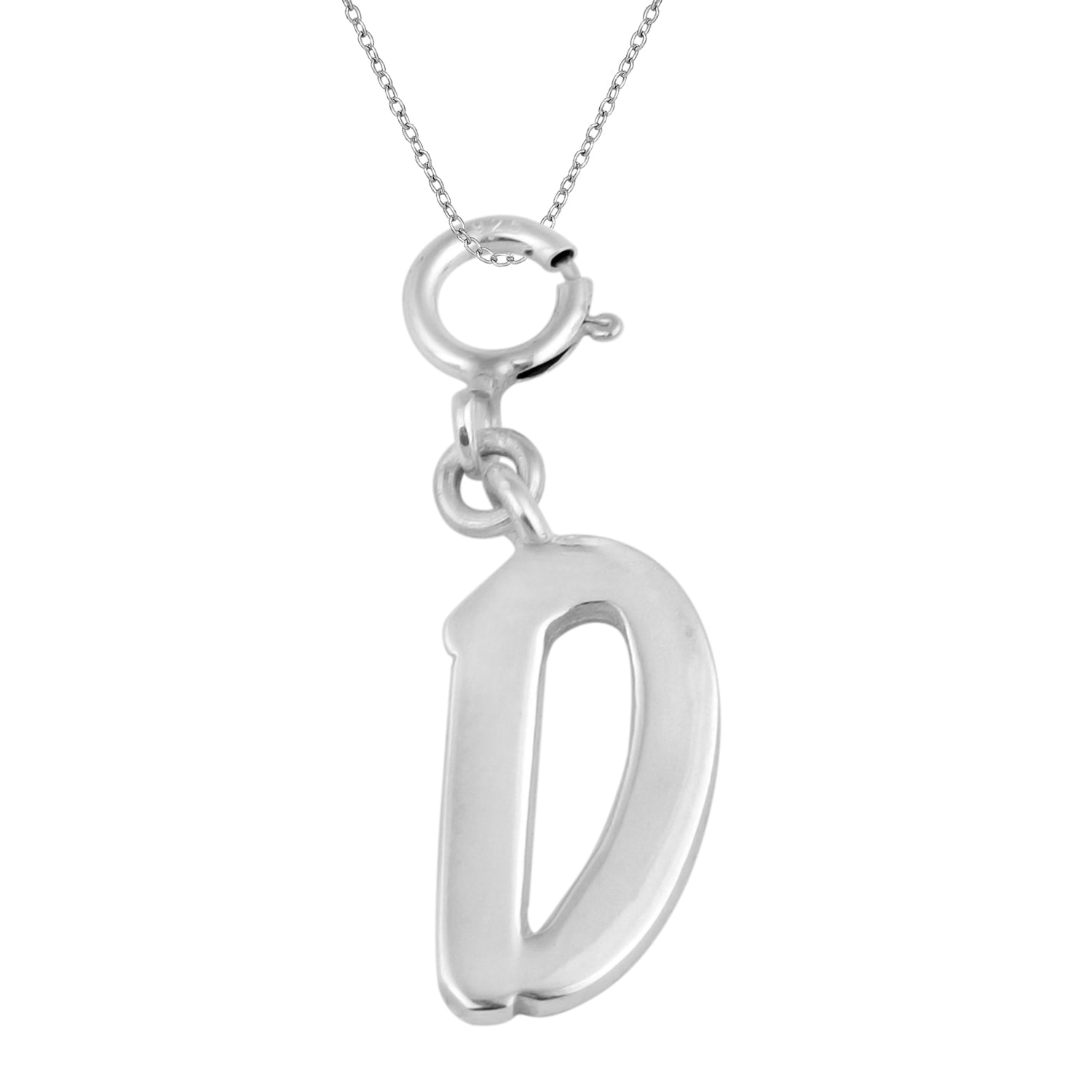 Ciondolo con lettera personalizzata - Argento Sterling