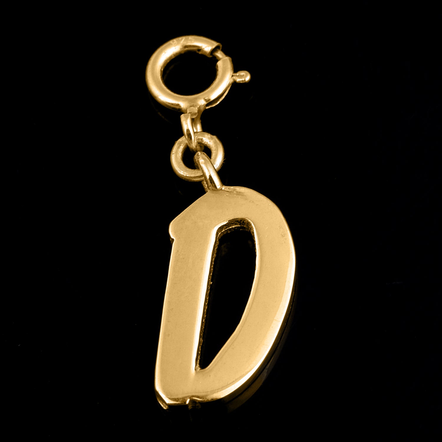 Ciondolo con lettera personalizzata - Vermeil oro