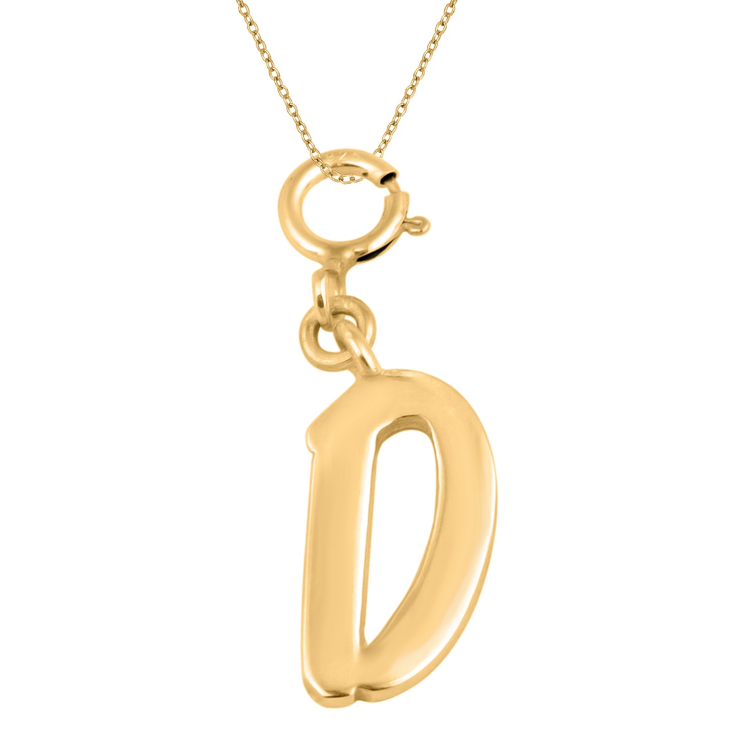 Personalized Letter Pendant - Gold Vermeil