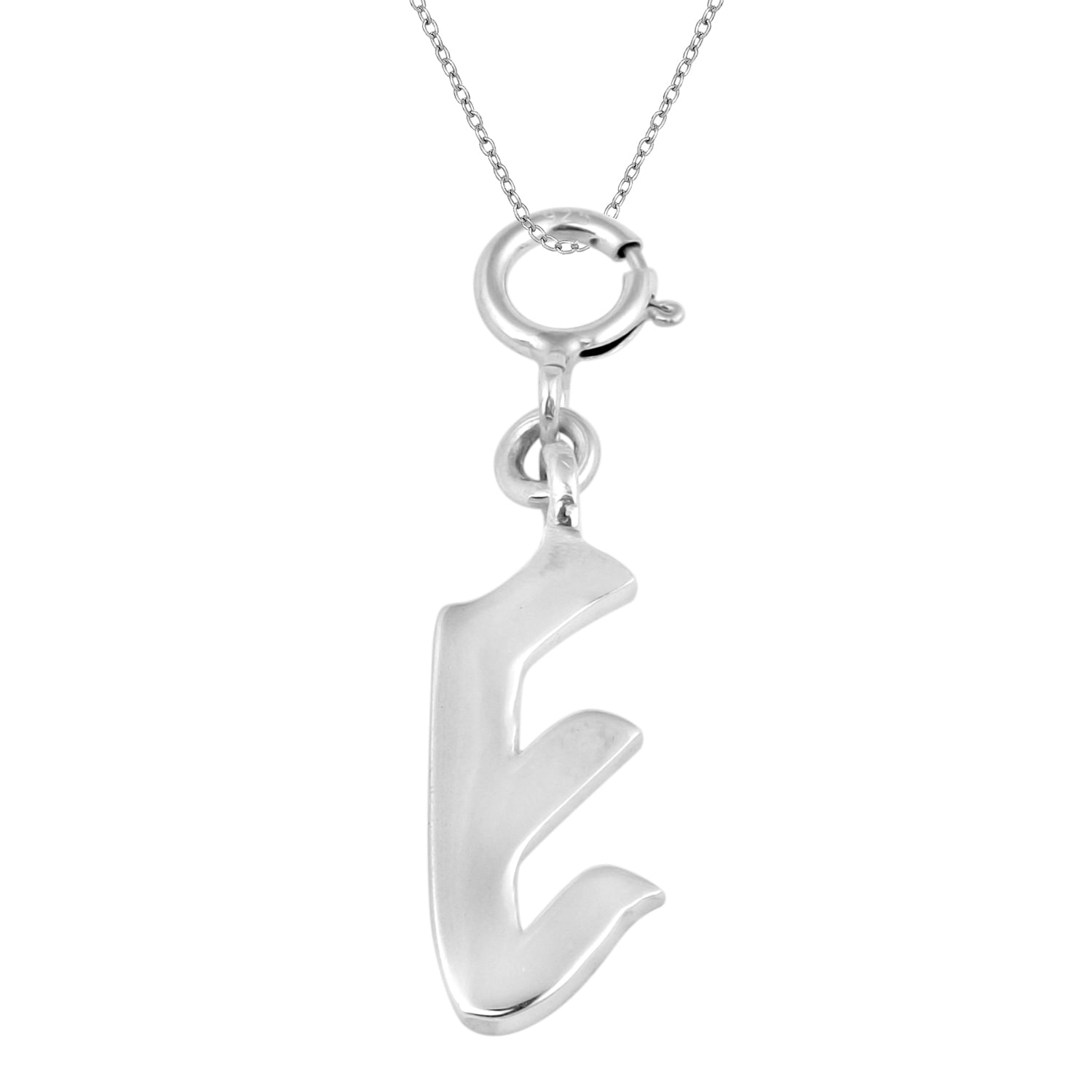 Ciondolo con lettera personalizzata - Argento Sterling