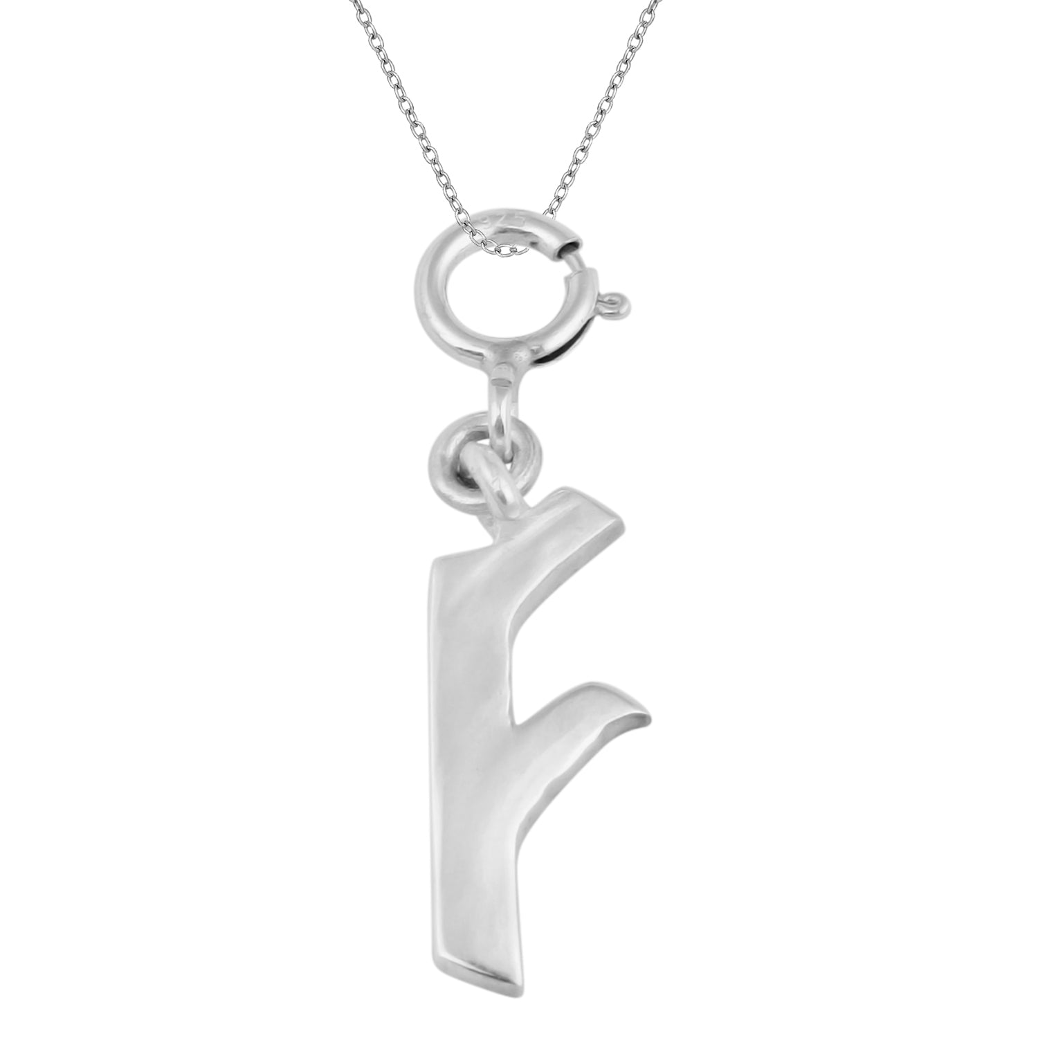 Ciondolo con lettera personalizzata - Argento Sterling