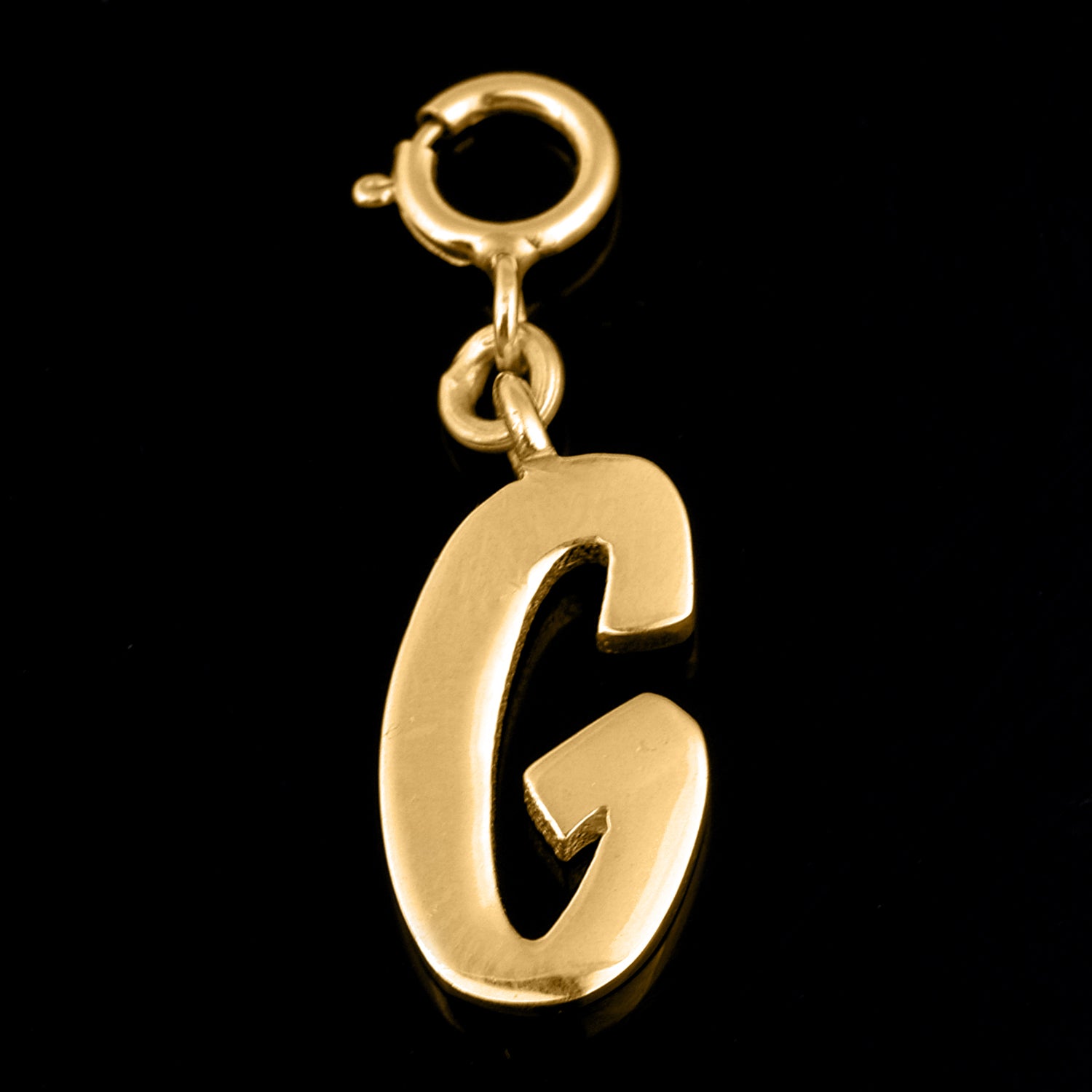 Ciondolo con lettera personalizzata - Vermeil oro