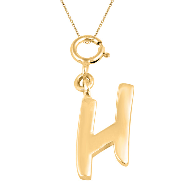 Gold Plated Initials Charms- Alphabet