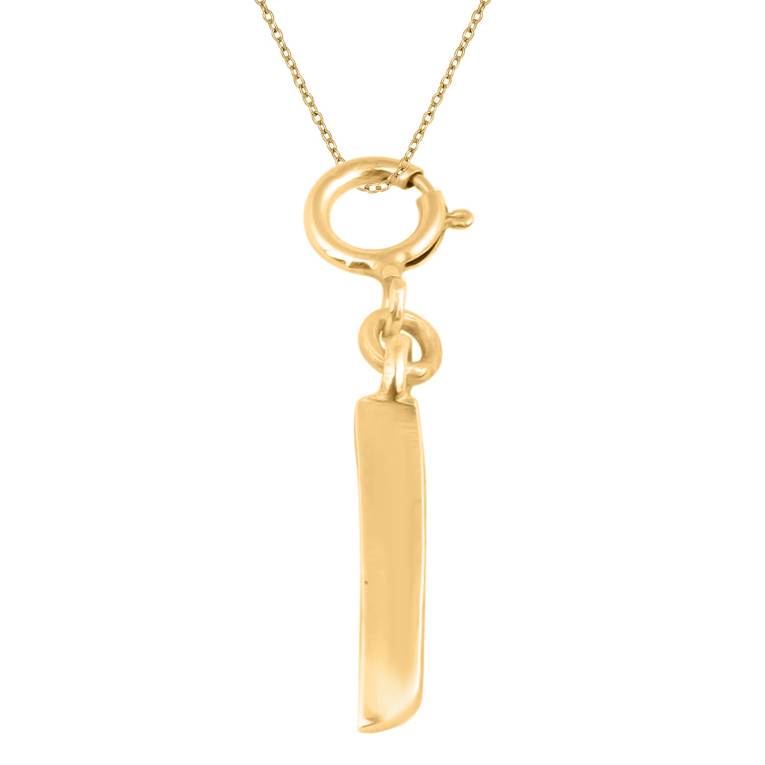 Personalized Letter Pendant - Gold Vermeil