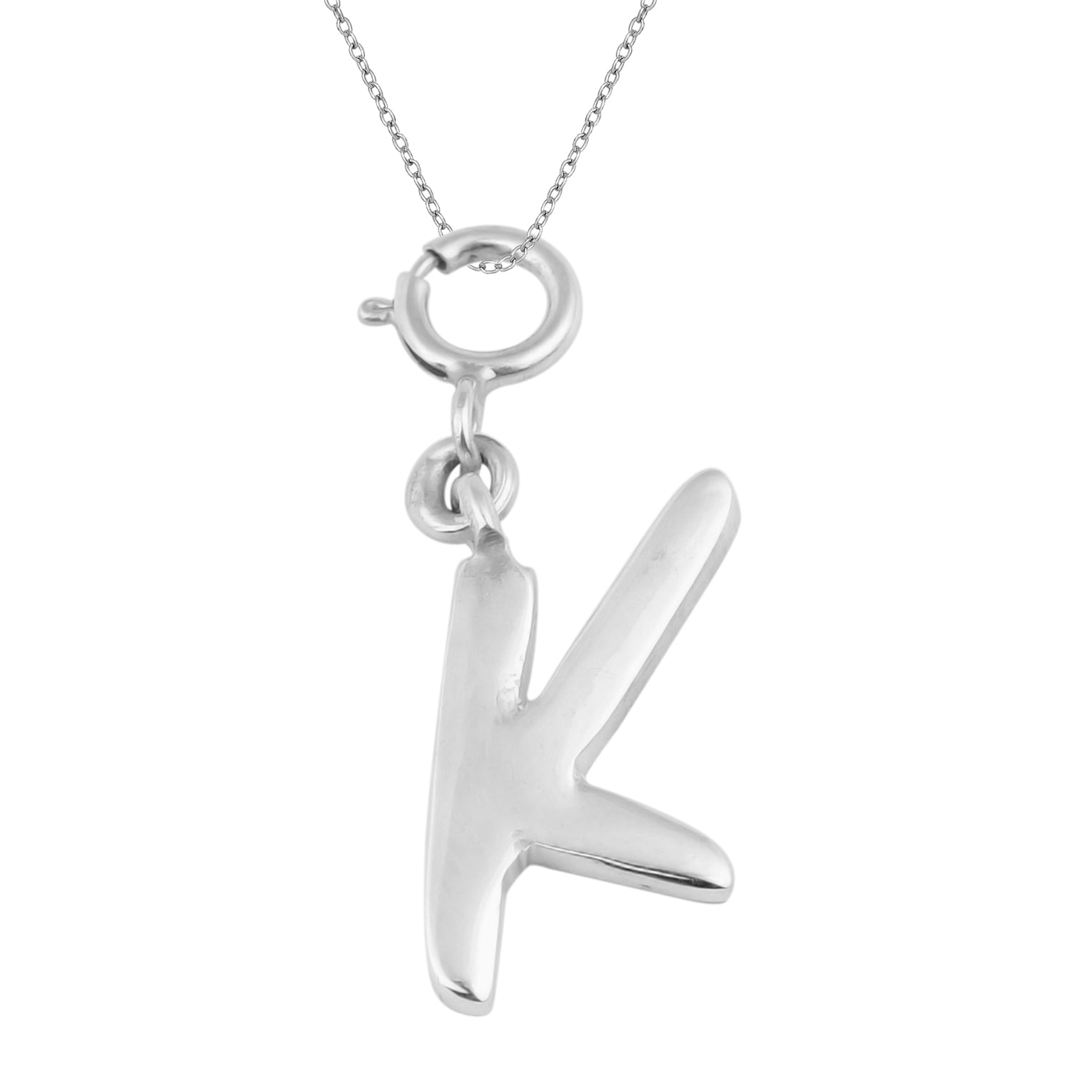 Ciondolo con lettera personalizzata - Argento Sterling