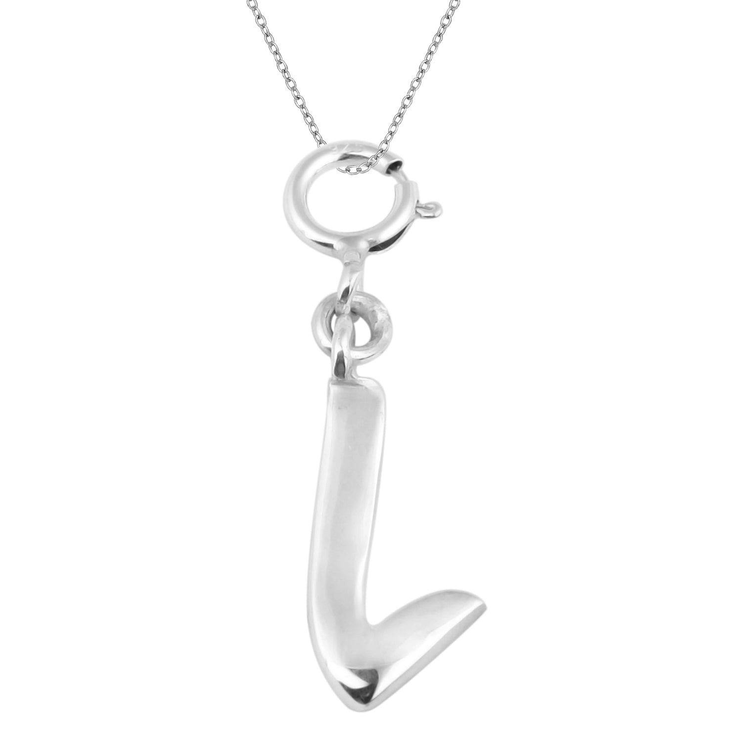 Ciondolo con lettera personalizzata - Argento Sterling