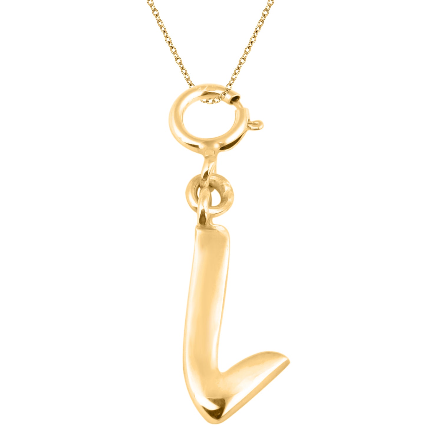 Personalized Letter Pendant - Gold Vermeil