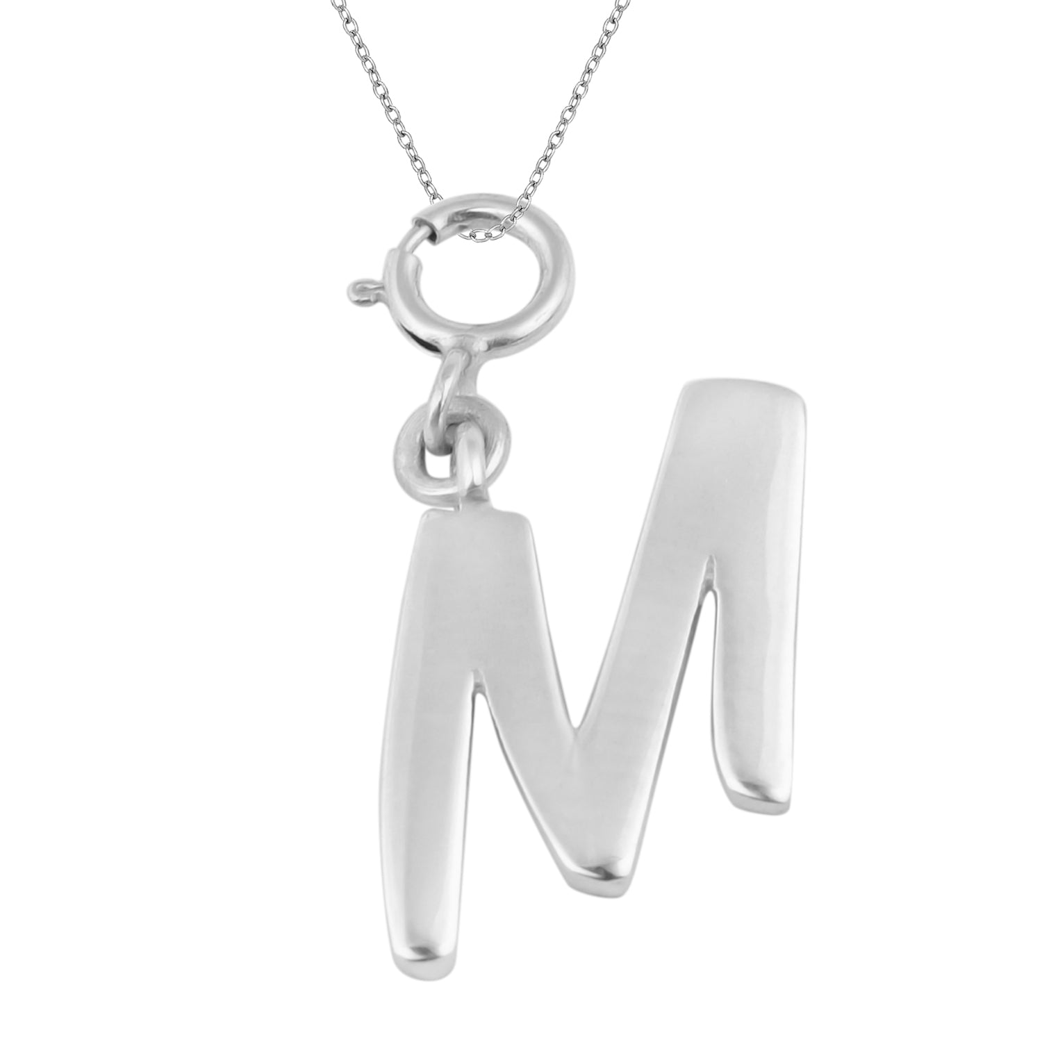 Ciondolo con lettera personalizzata - Argento Sterling