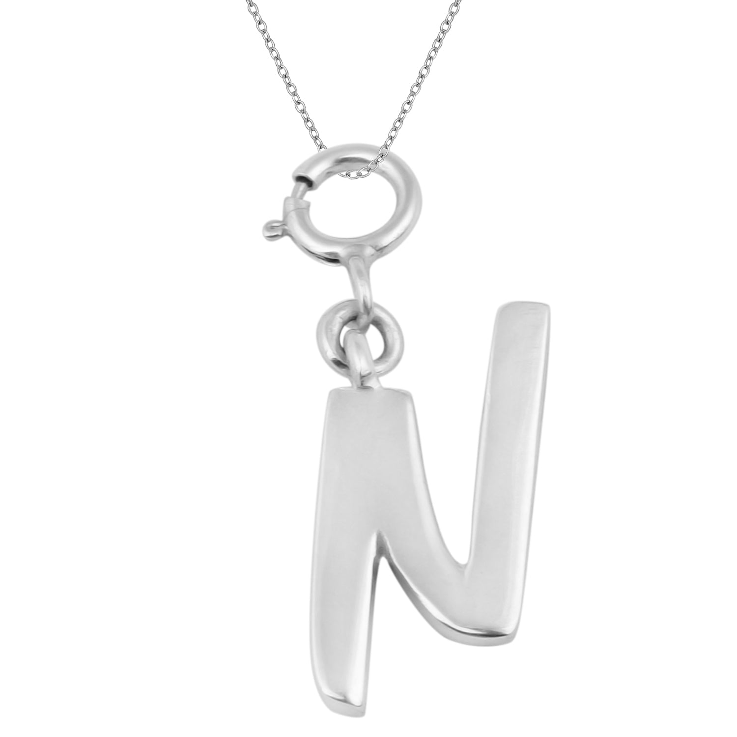 Ciondolo con lettera personalizzata - Argento Sterling