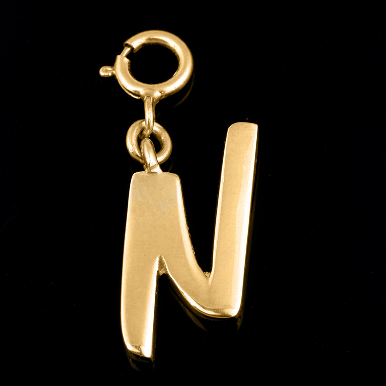 Ciondolo con lettera personalizzata - Vermeil oro