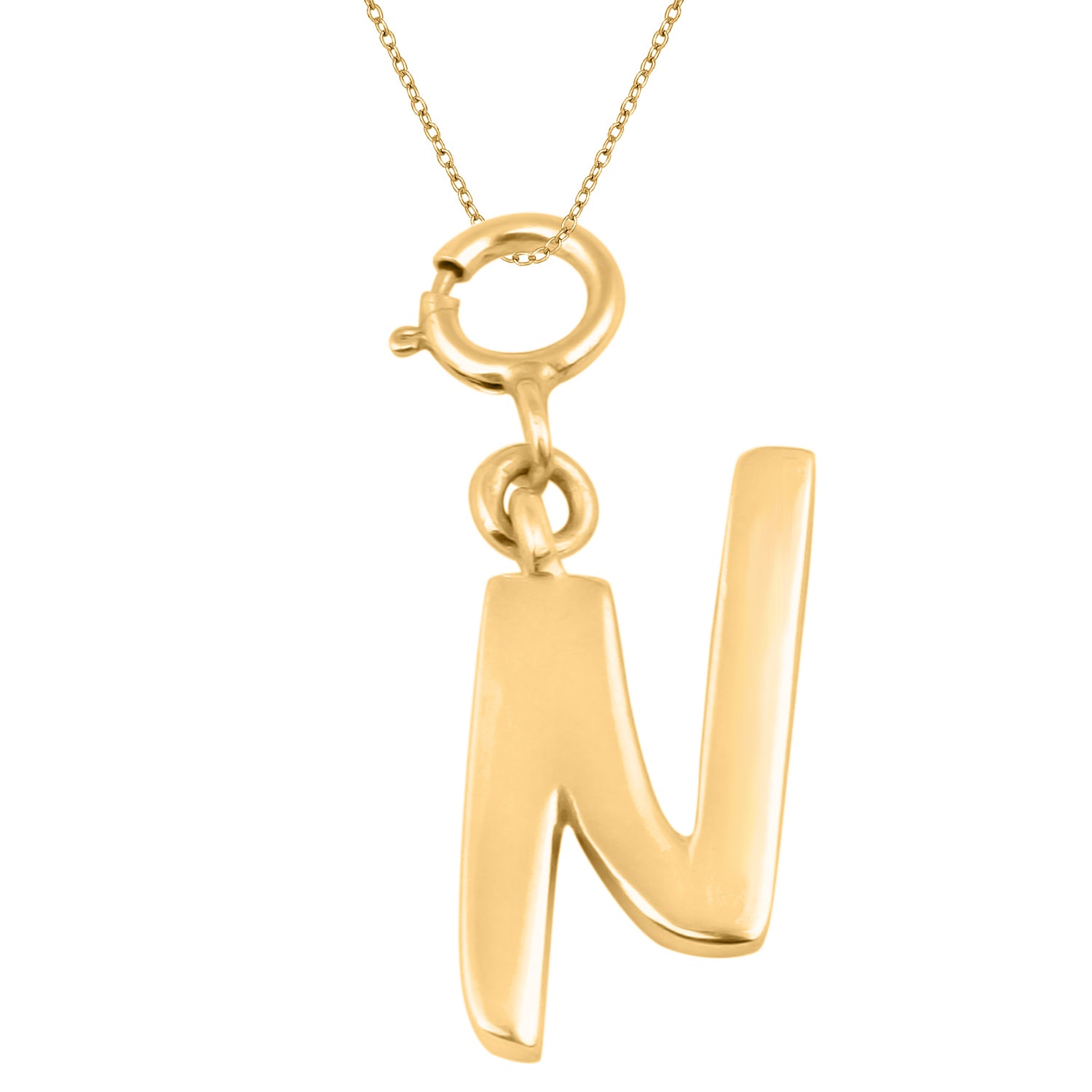 Personalized Letter Pendant - Gold Vermeil