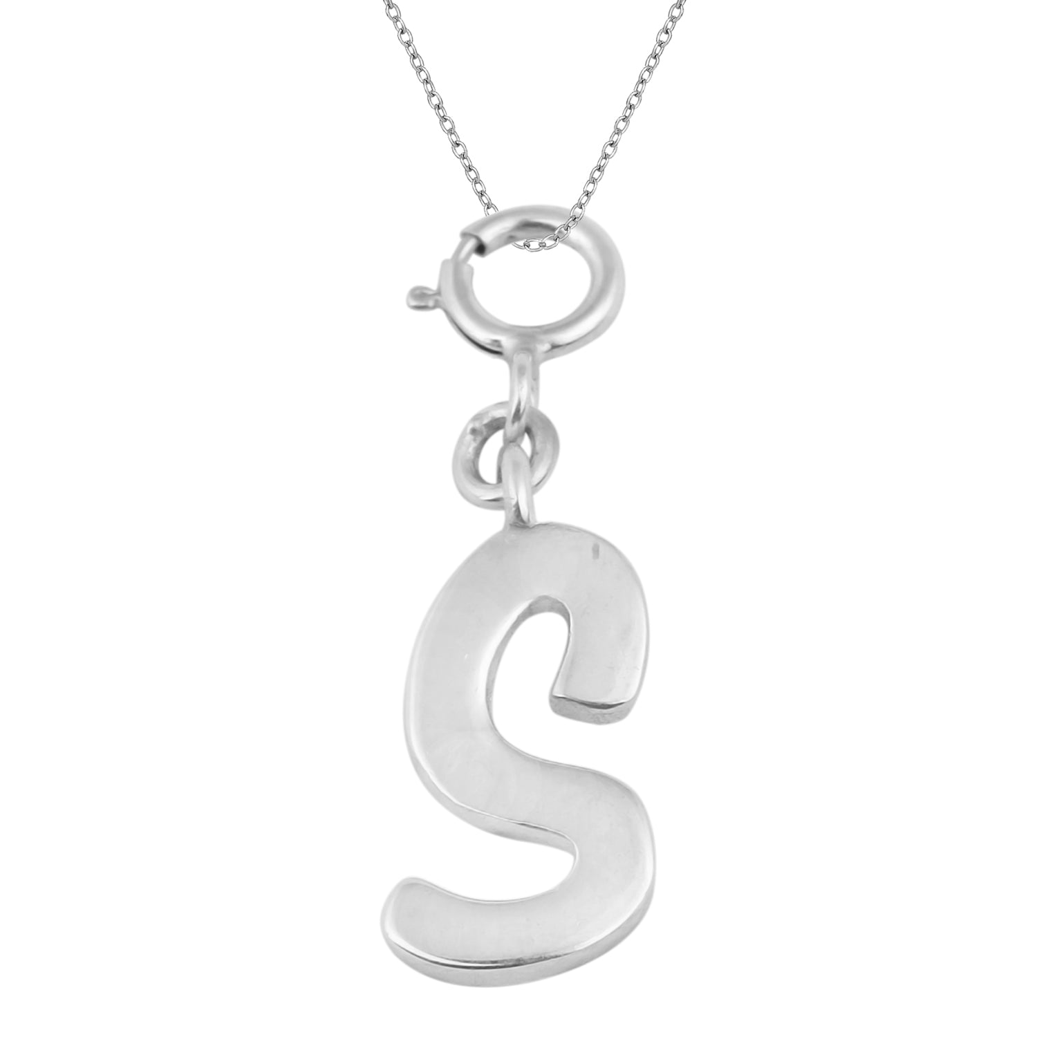 Ciondolo con lettera personalizzata - Argento Sterling