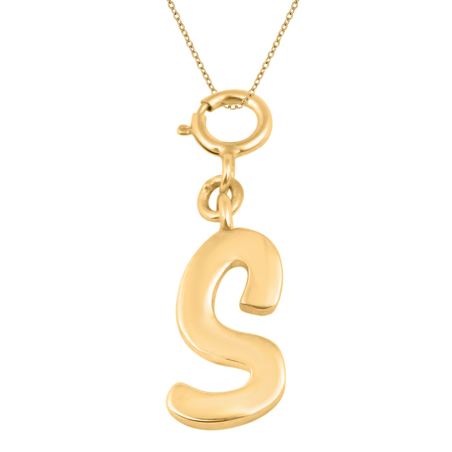 Personalized Letter Pendant - Gold Vermeil