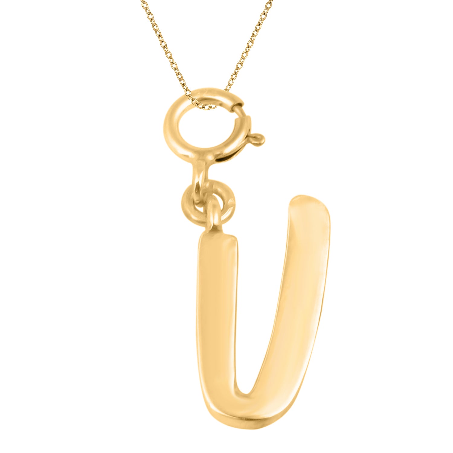 Personalized Letter Pendant - Gold Vermeil