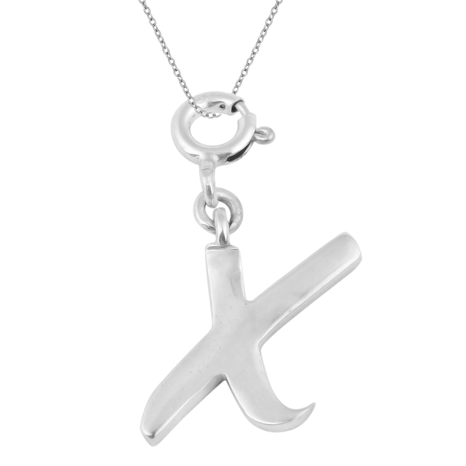 Ciondolo con lettera personalizzata - Argento Sterling