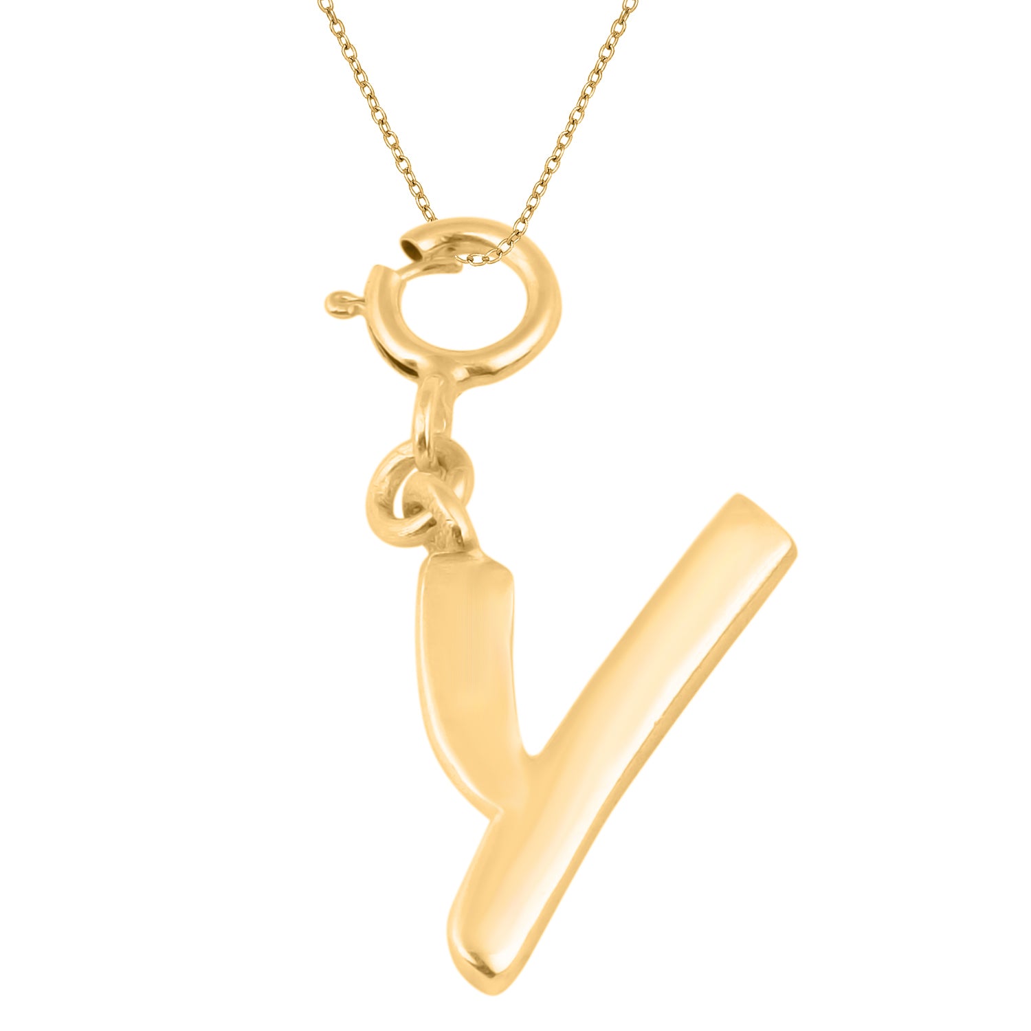 Ciondolo con lettera personalizzata - Vermeil oro