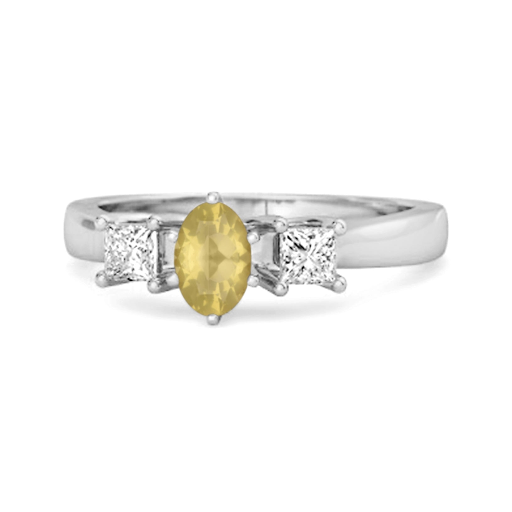 Lemonquartz ring