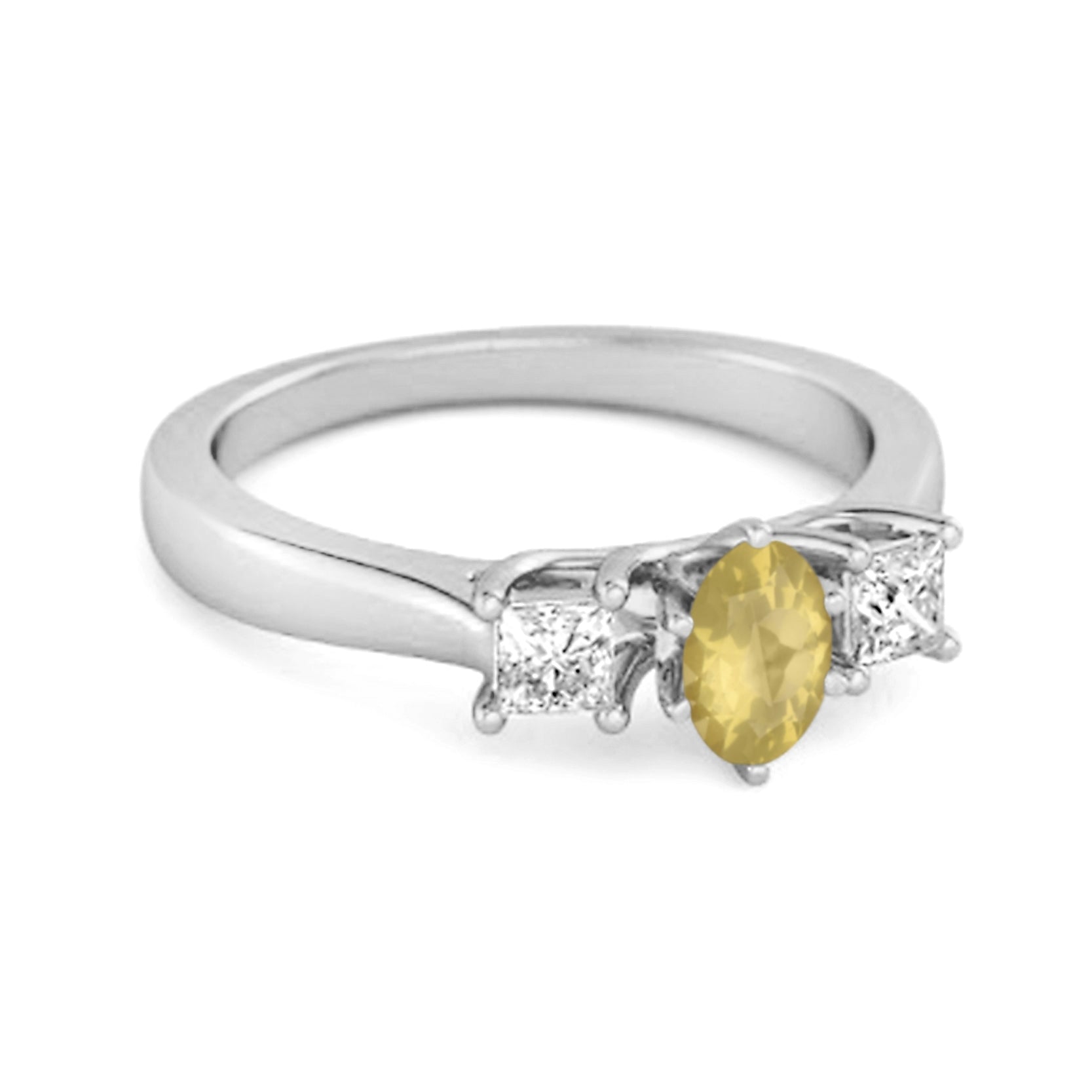 Lemonquartz ring