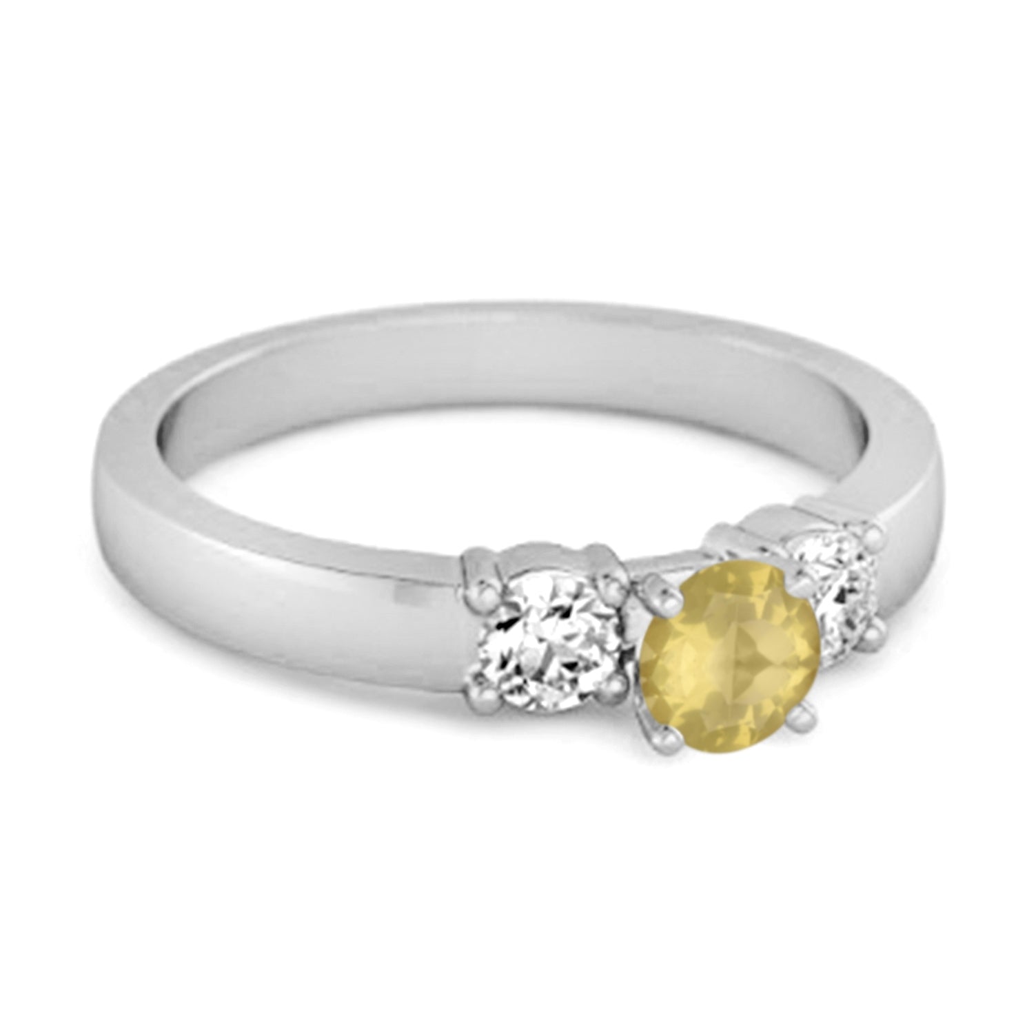 Lemonquartz ring