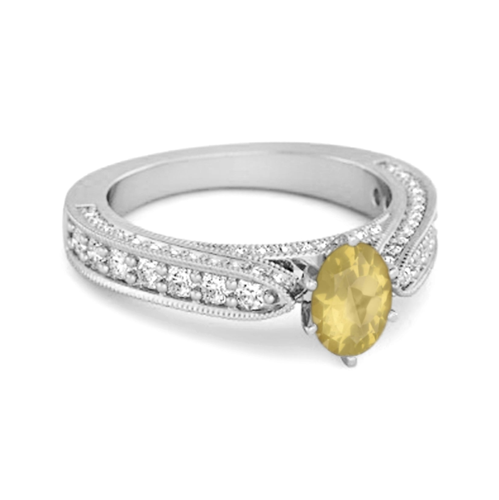 Lemonquartz ring
