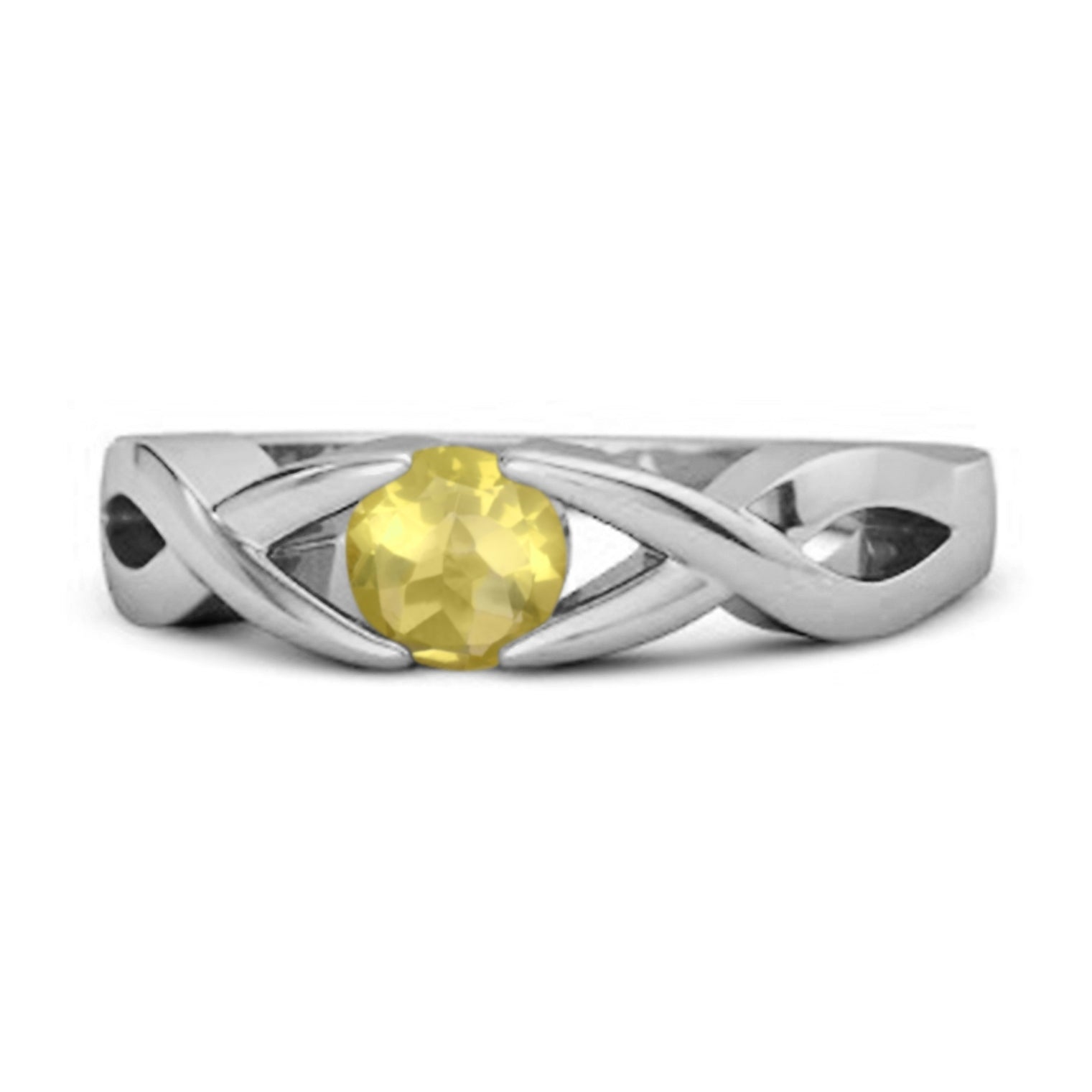 Lemonquartz ring