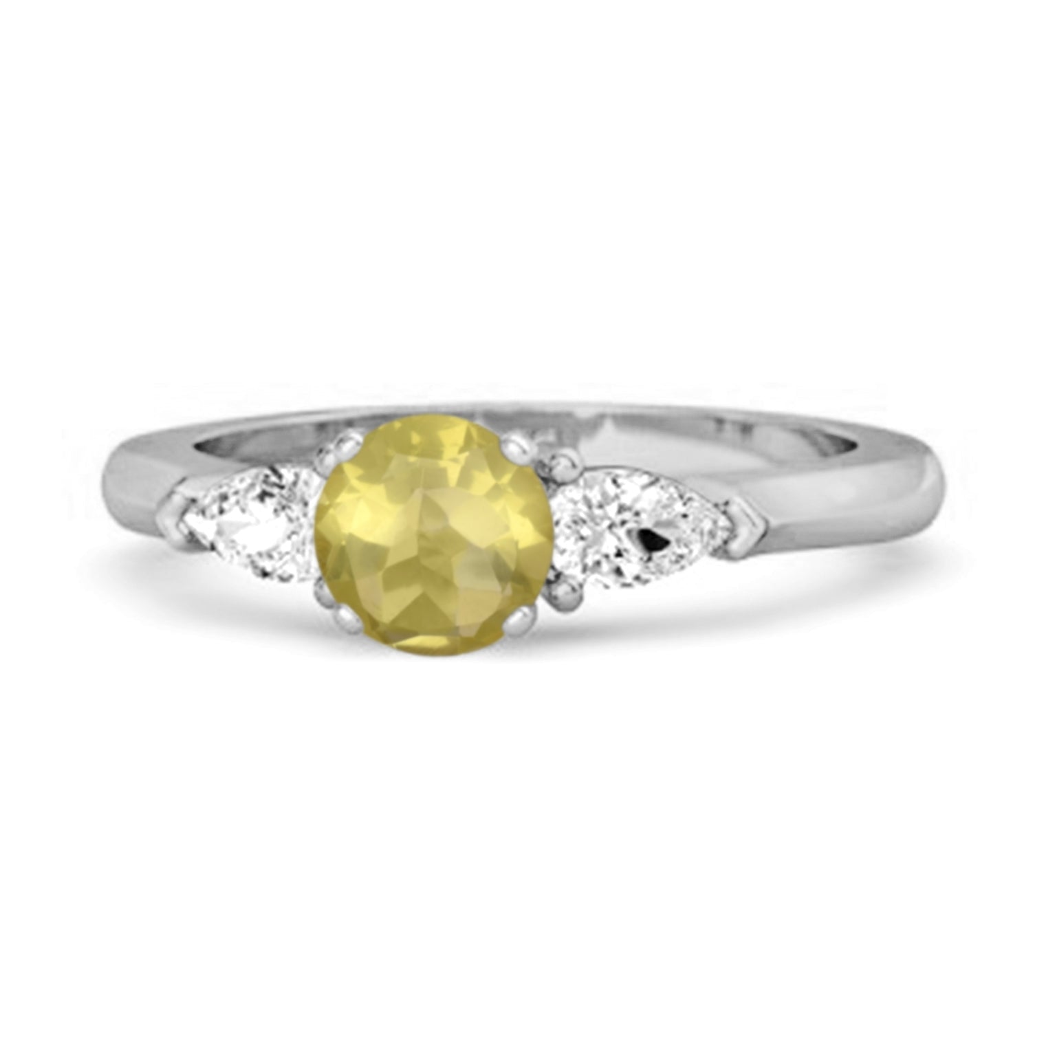Lemonquartz ring