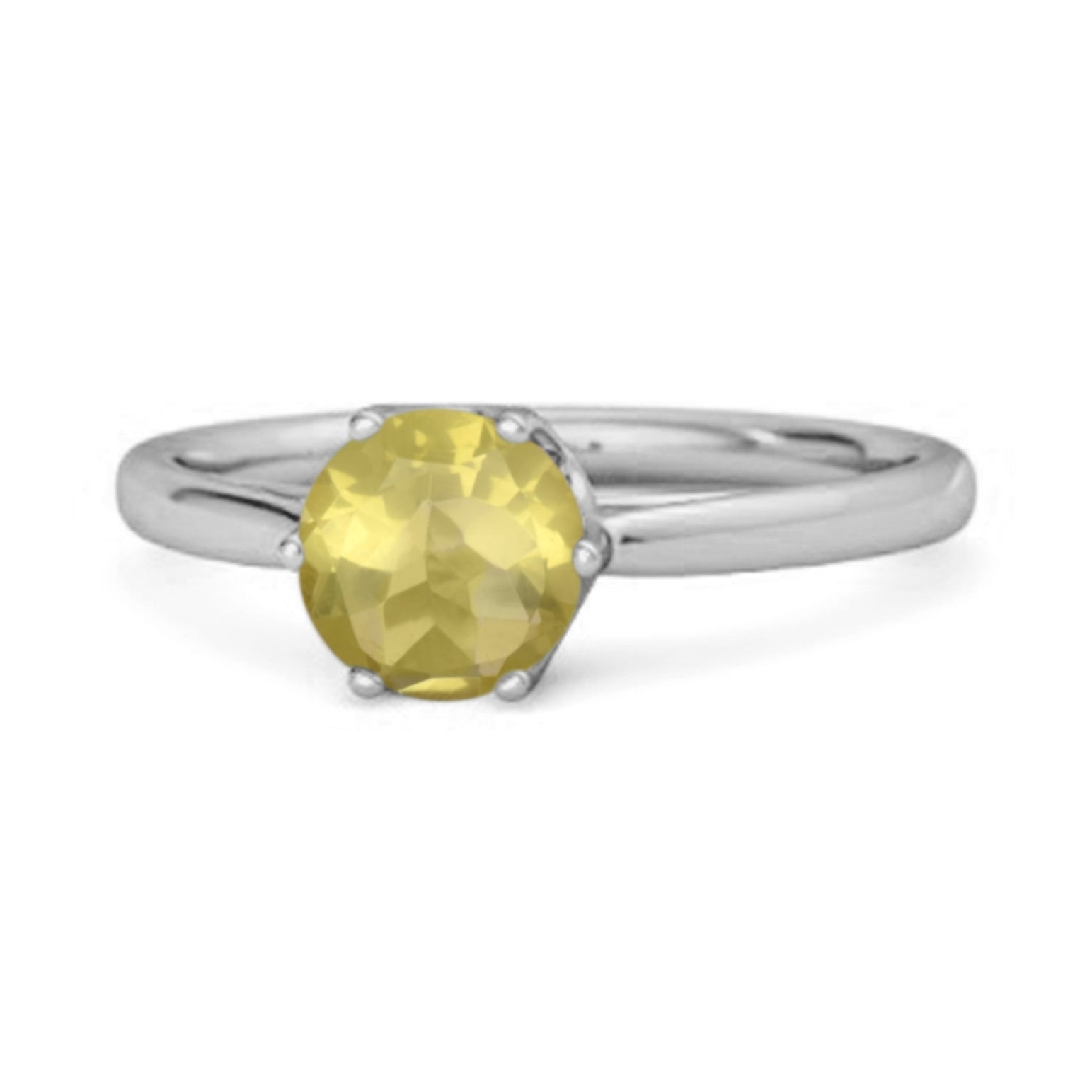 Lemonquartz ring