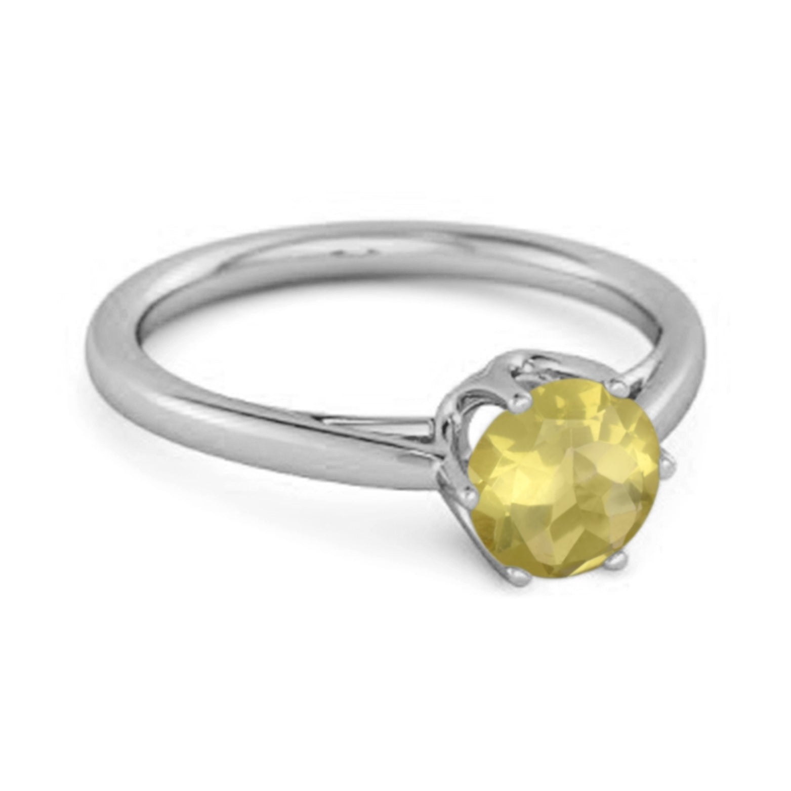 Lemonquartz ring