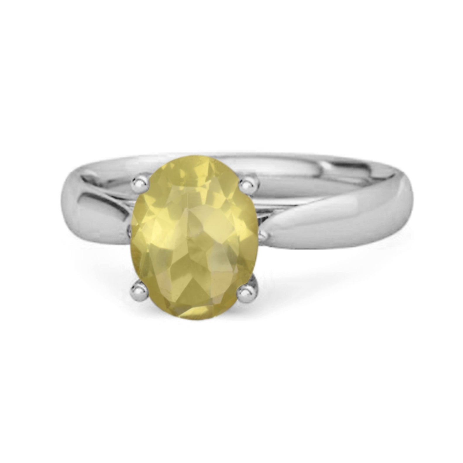 Lemonquartz ring