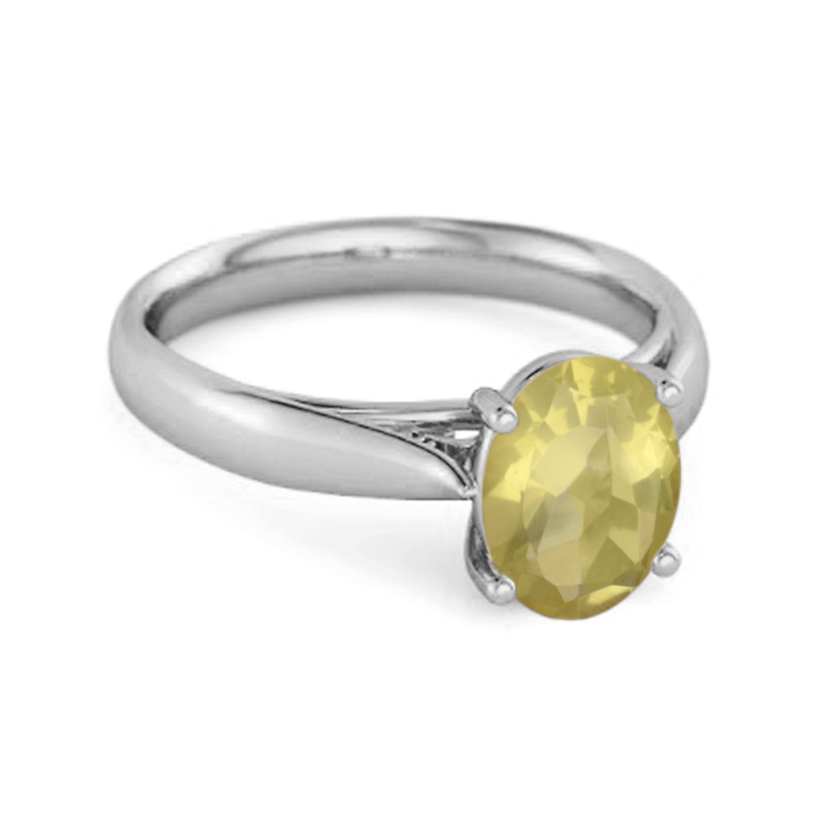 Lemonquartz ring
