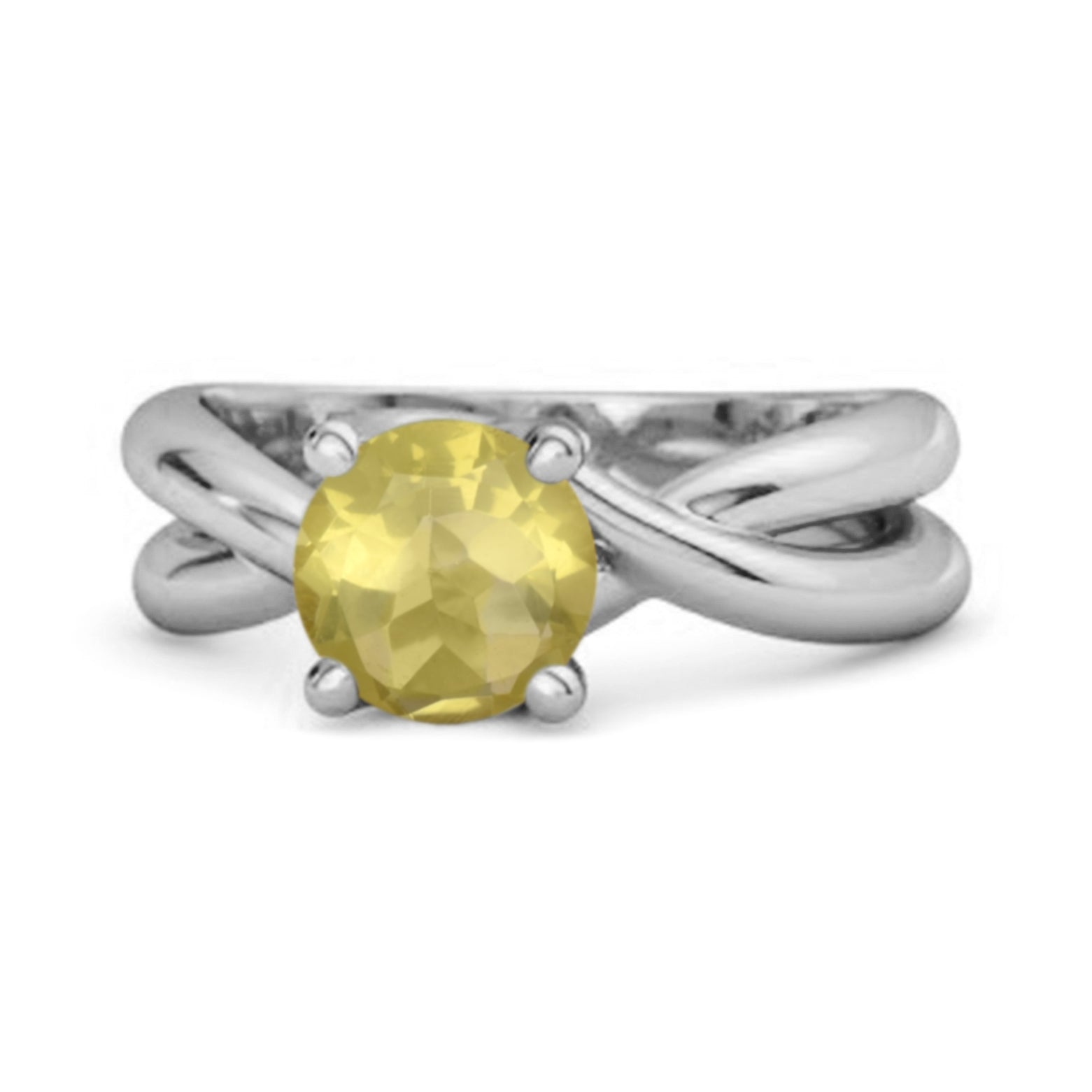 Lemonquartz ring