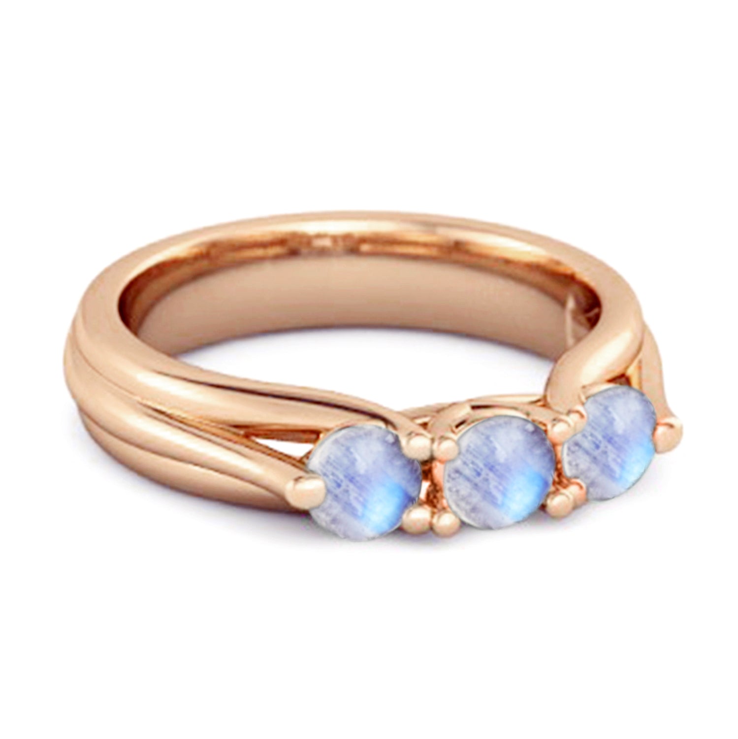 Three Stone Ring – Sterling Silver