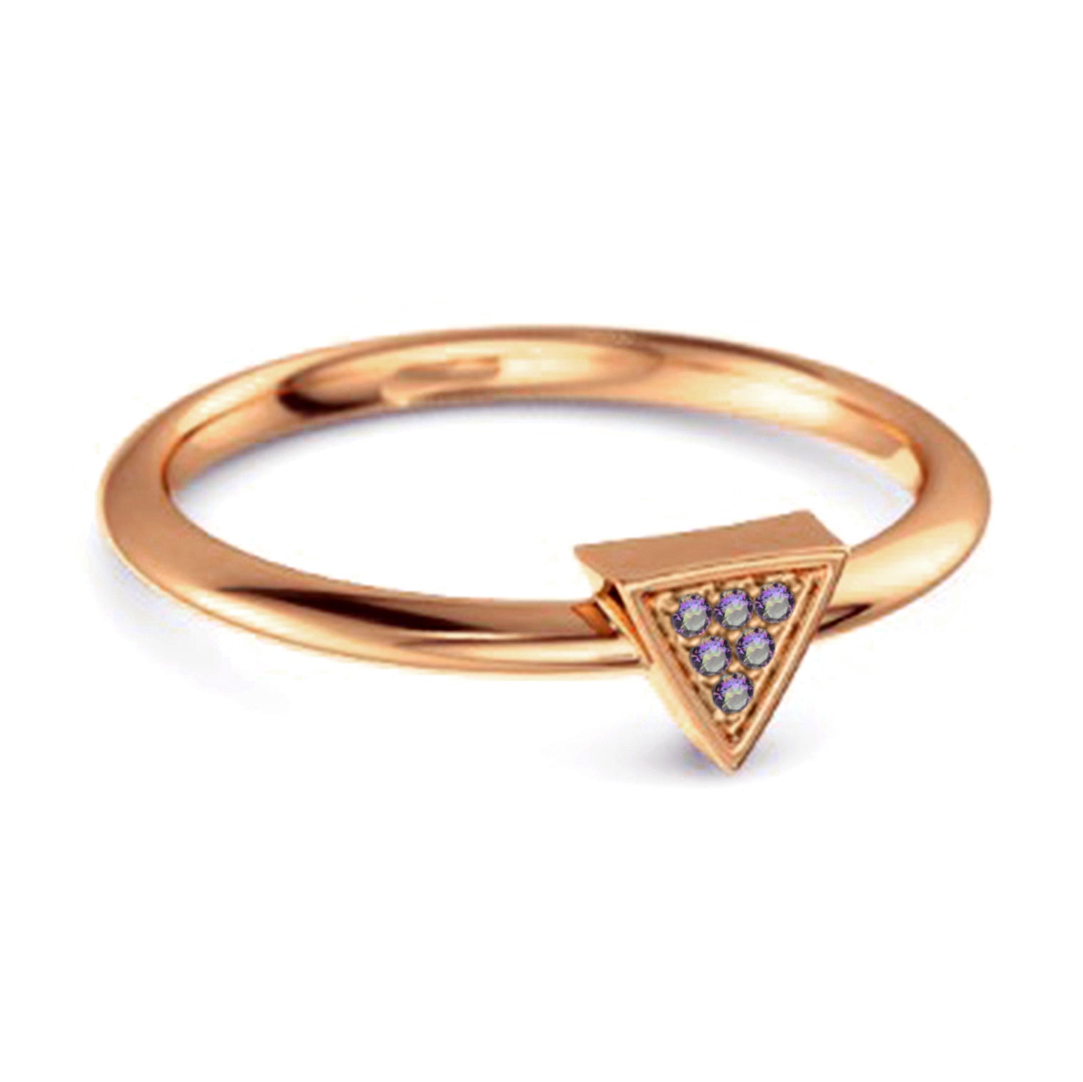 Mystic Topaz Minimalist Geometric Ring – Sterling Silver