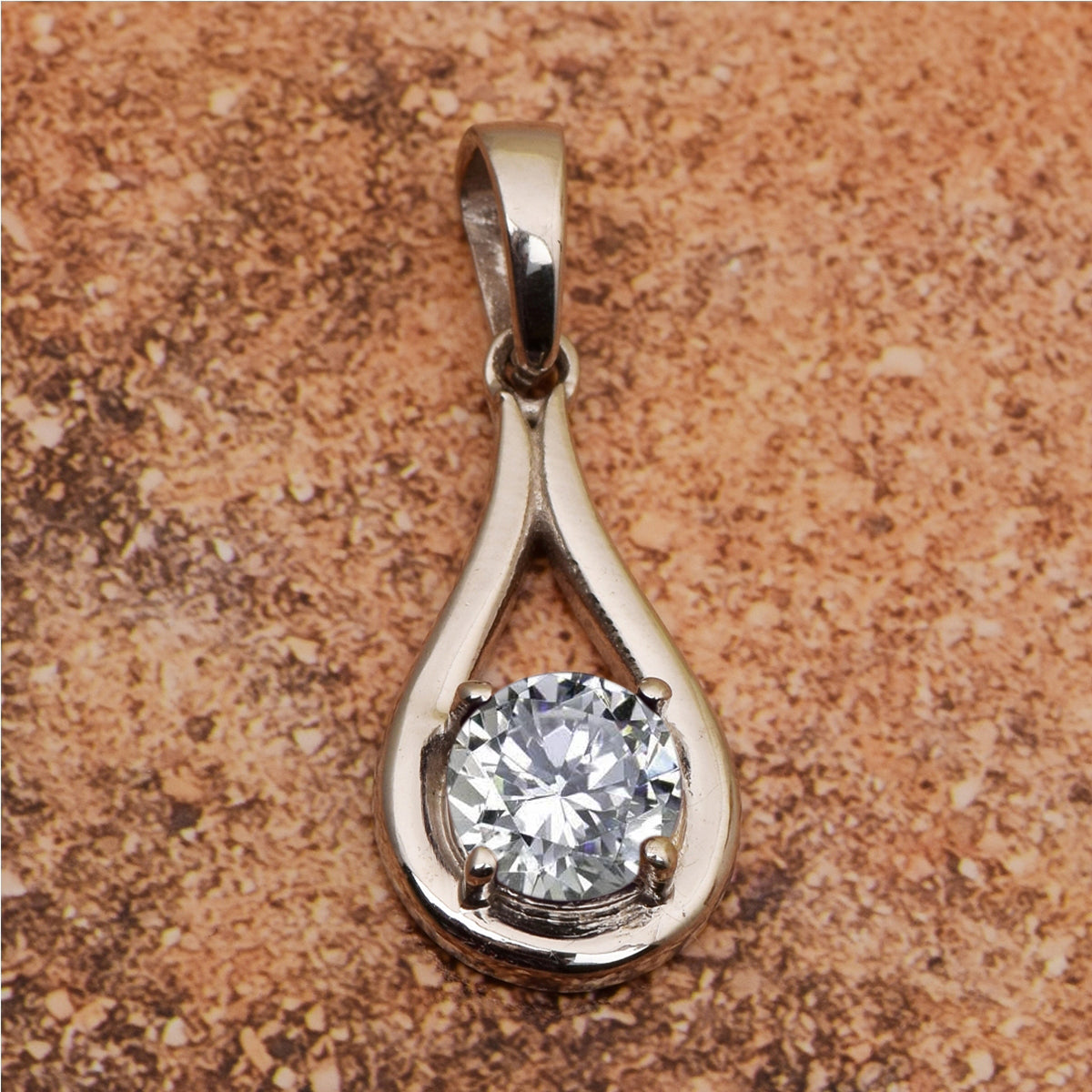 Tear Drop Round Multi Choice Gemstone Pendant