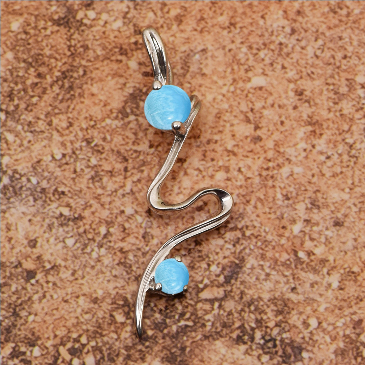 Single Line Multi Choice Gemstone Pendant