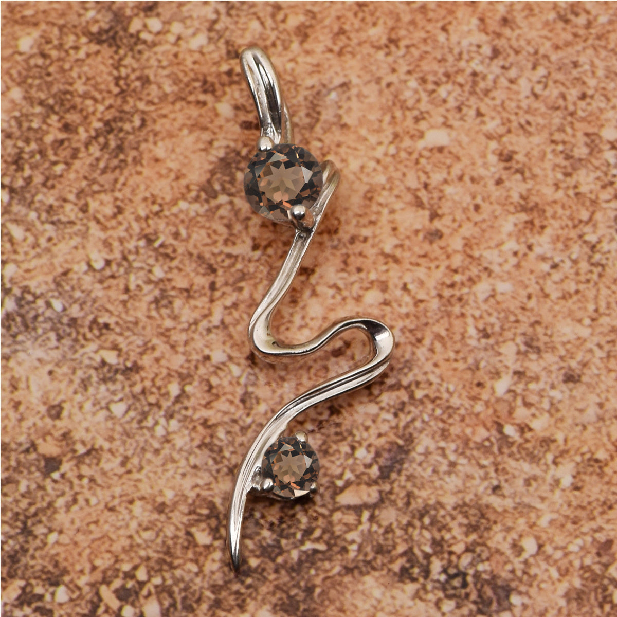Single Line Multi Choice Gemstone Pendant