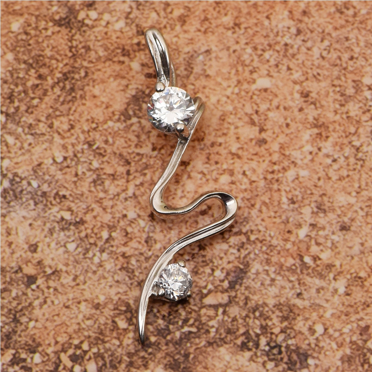 Single Line Multi Choice Gemstone Pendant