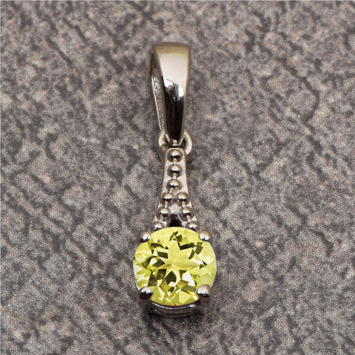 Tiny Drop Multi Choice Gemstone Pendant