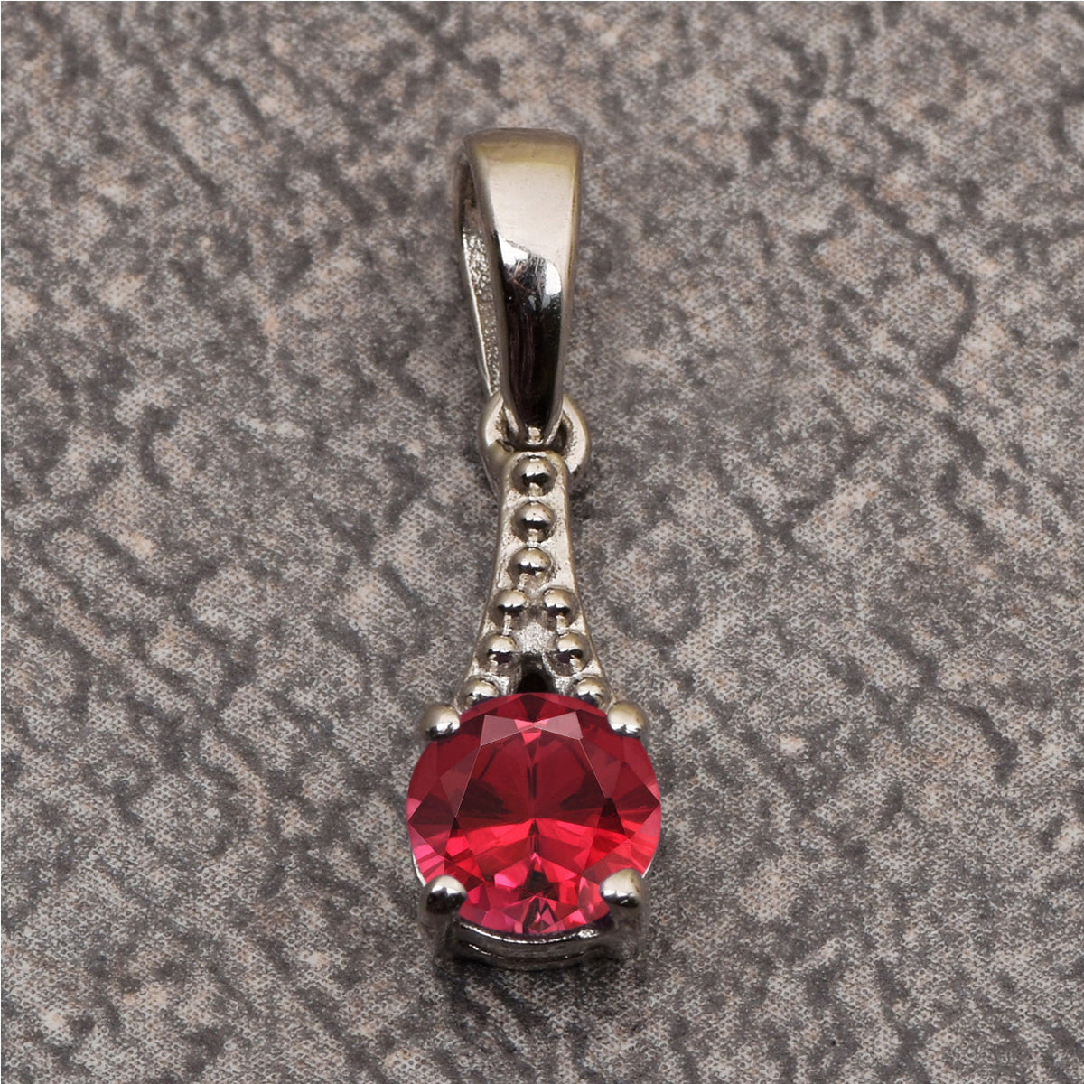 Tiny Drop Multi Choice Gemstone Pendant