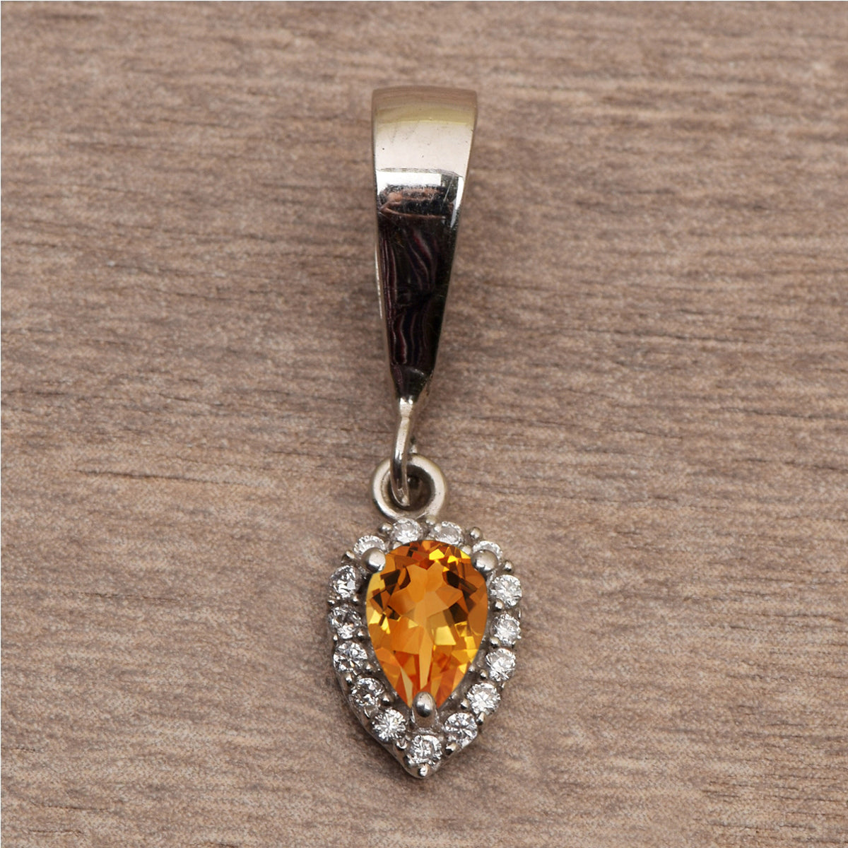 Pear Drop Multi Choice Gemstone Pendant