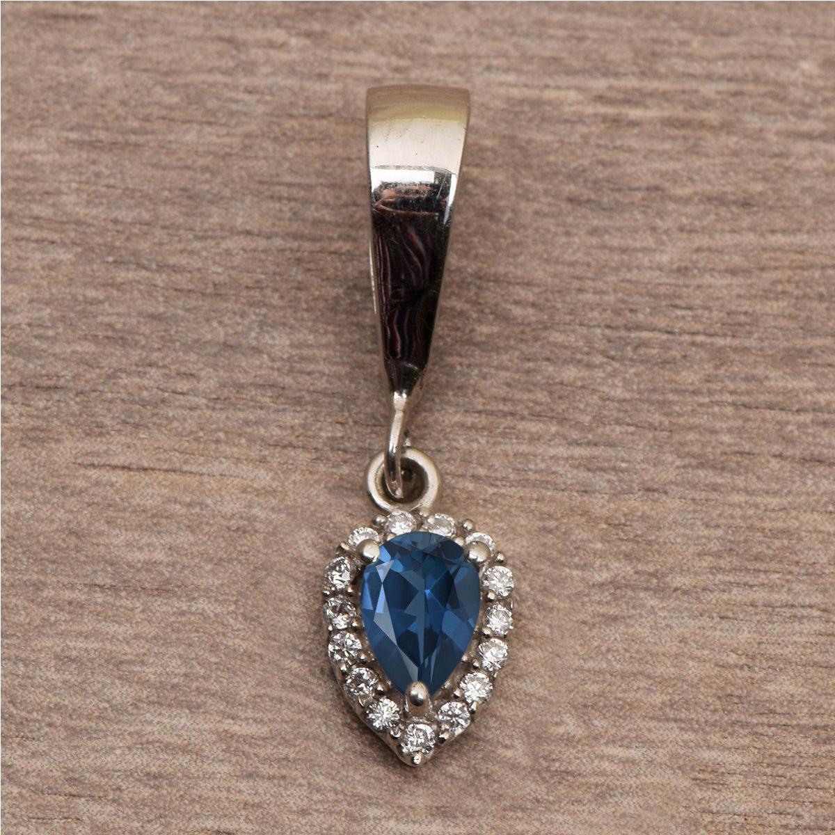 Pear Drop Multi Choice Gemstone Pendant