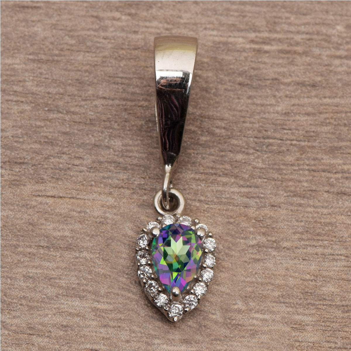 Pear Drop Multi Choice Gemstone Pendant