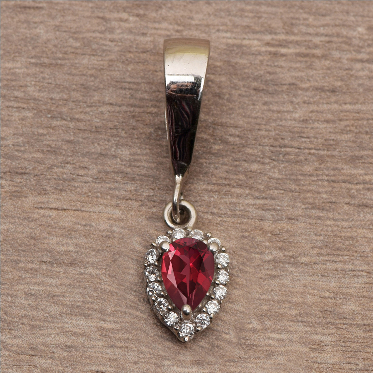 Pear Drop Multi Choice Gemstone Pendant