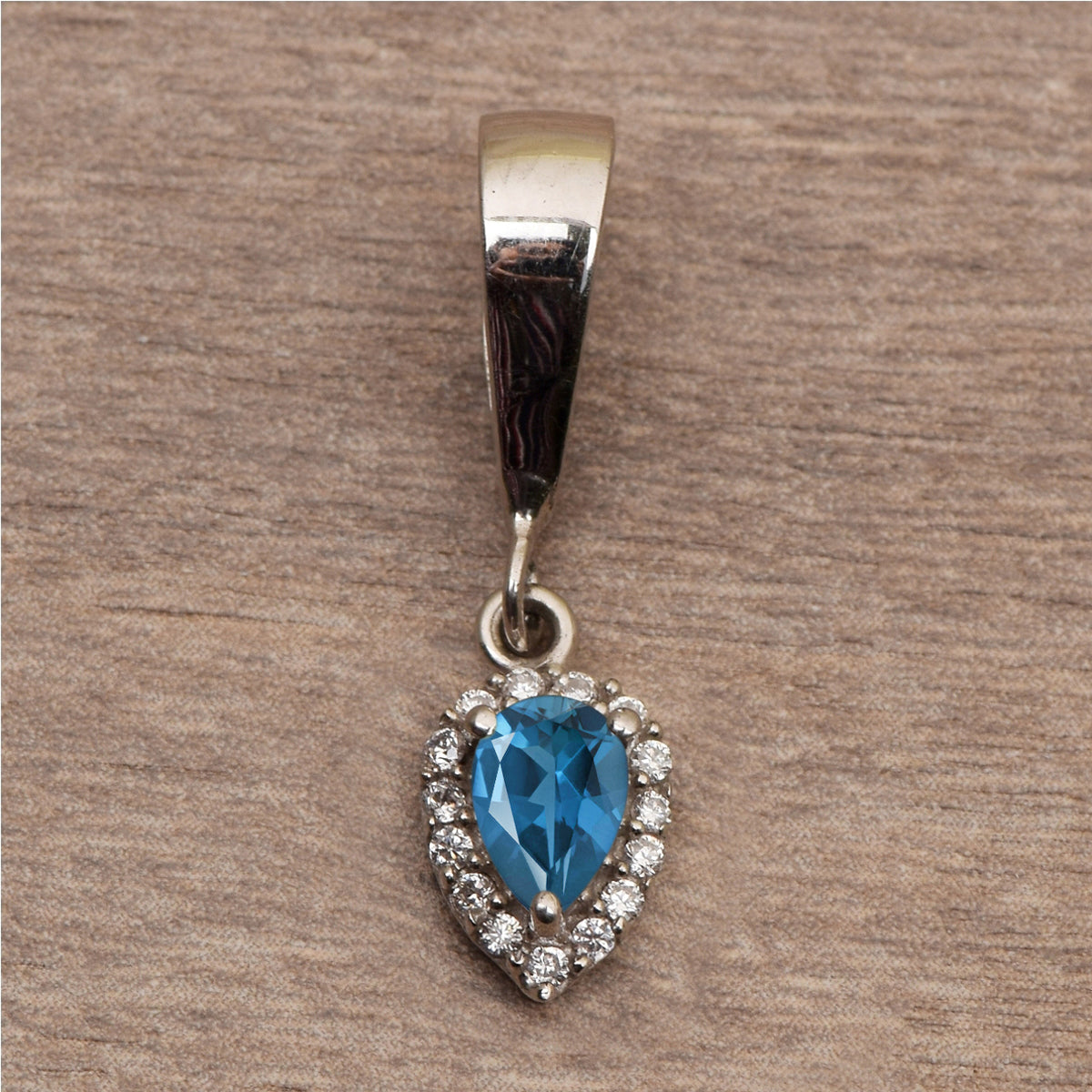 Pear Drop Multi Choice Gemstone Pendant