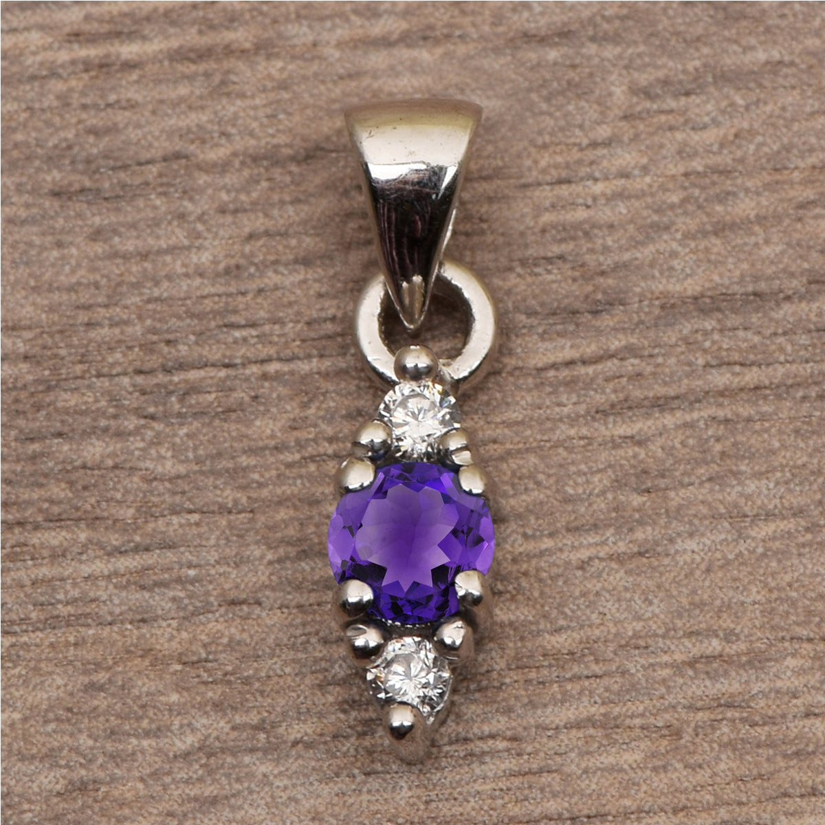 Three Stone Multi Choice Gemstone Pendant
