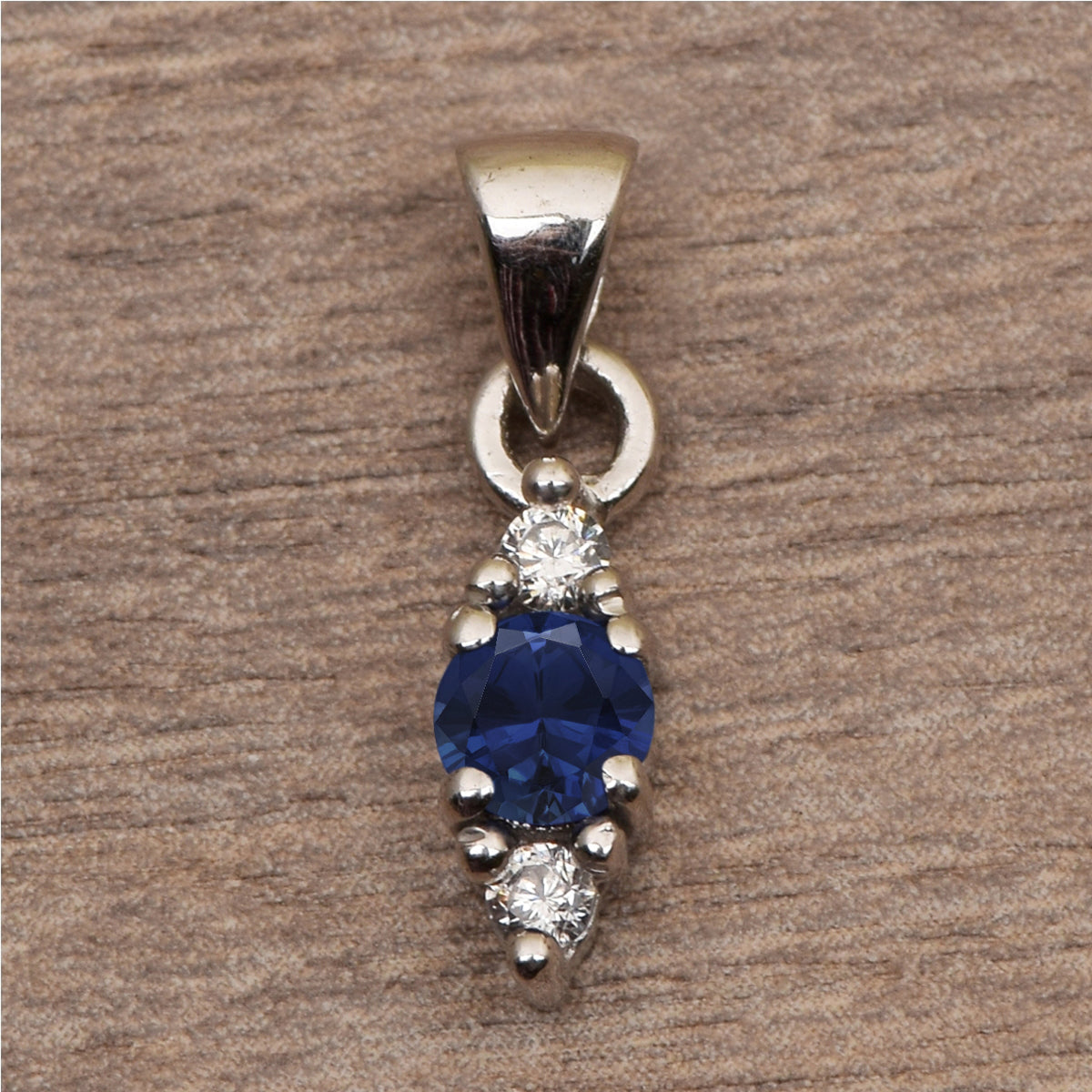 Three Stone Multi Choice Gemstone Pendant