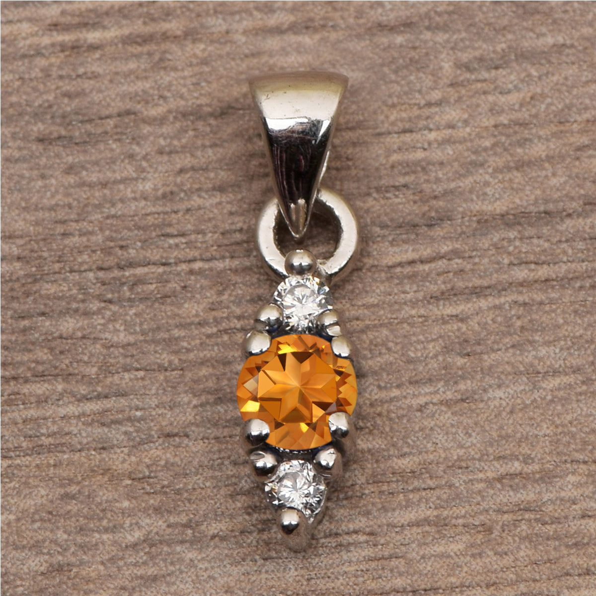Three Stone Multi Choice Gemstone Pendant