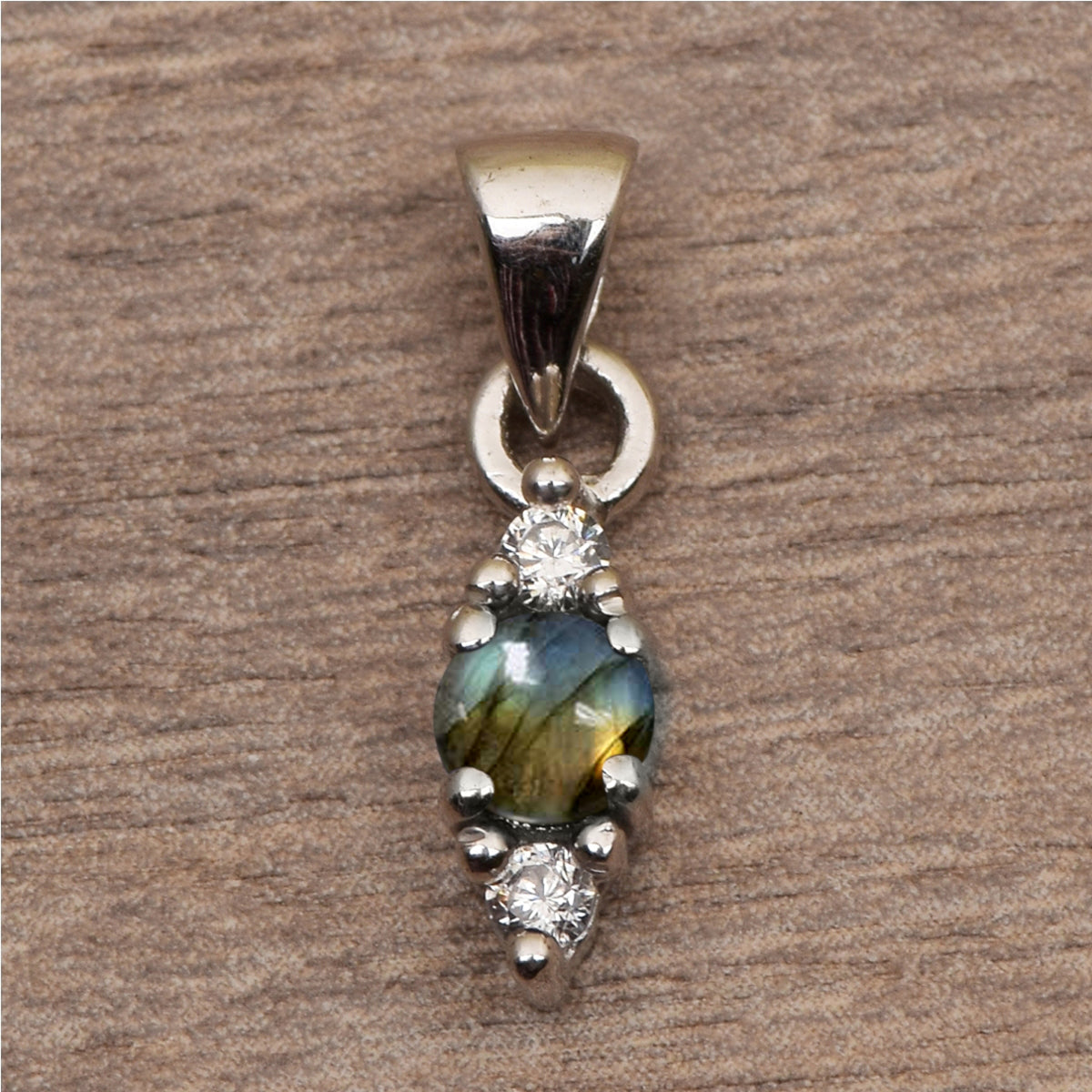 Three Stone Multi Choice Gemstone Pendant