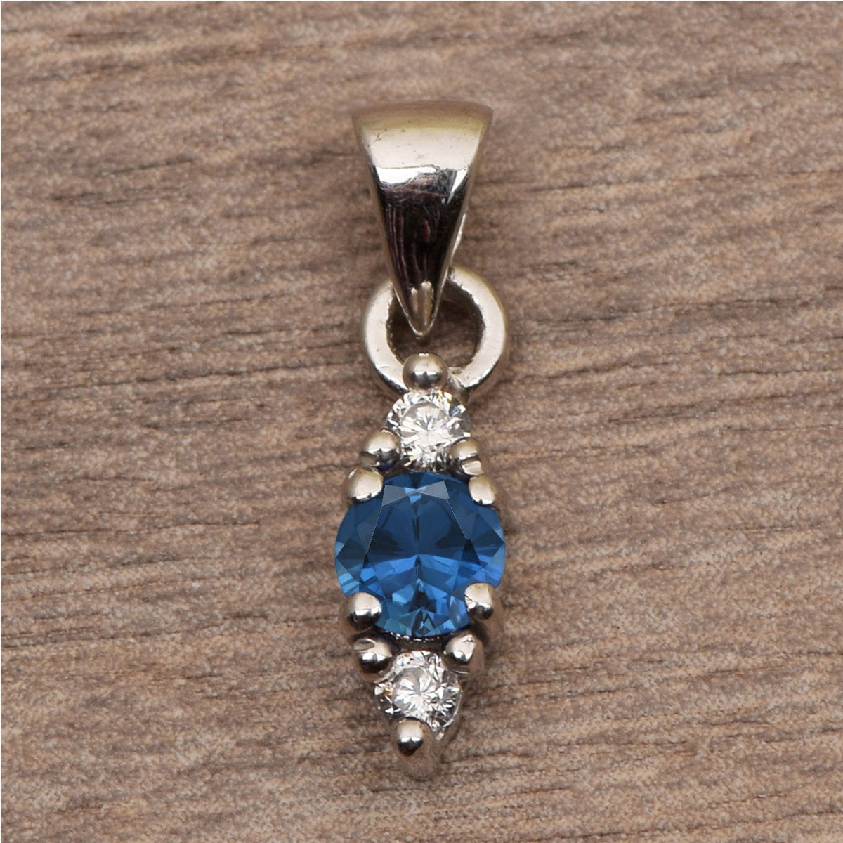 Three Stone Multi Choice Gemstone Pendant