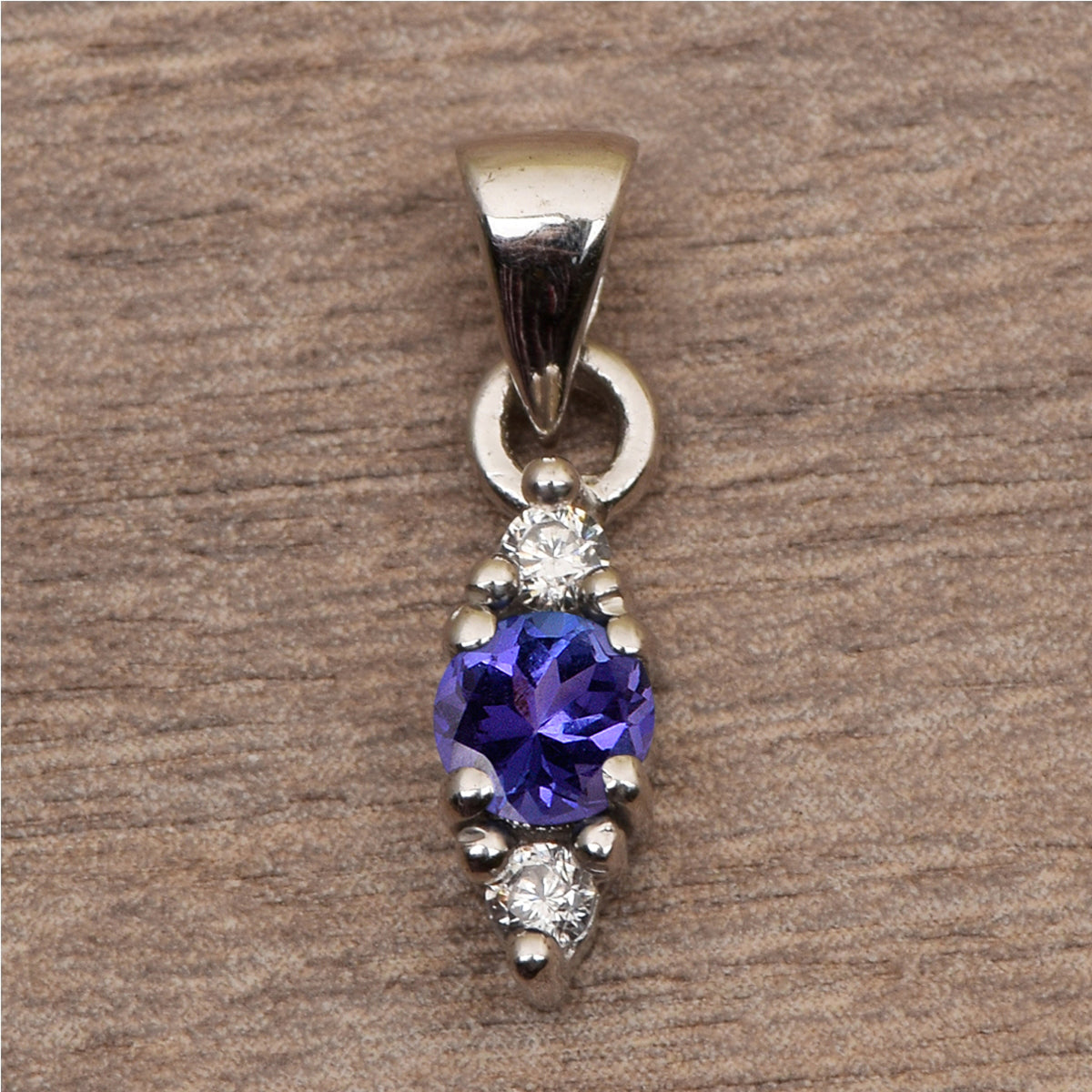 Three Stone Multi Choice Gemstone Pendant